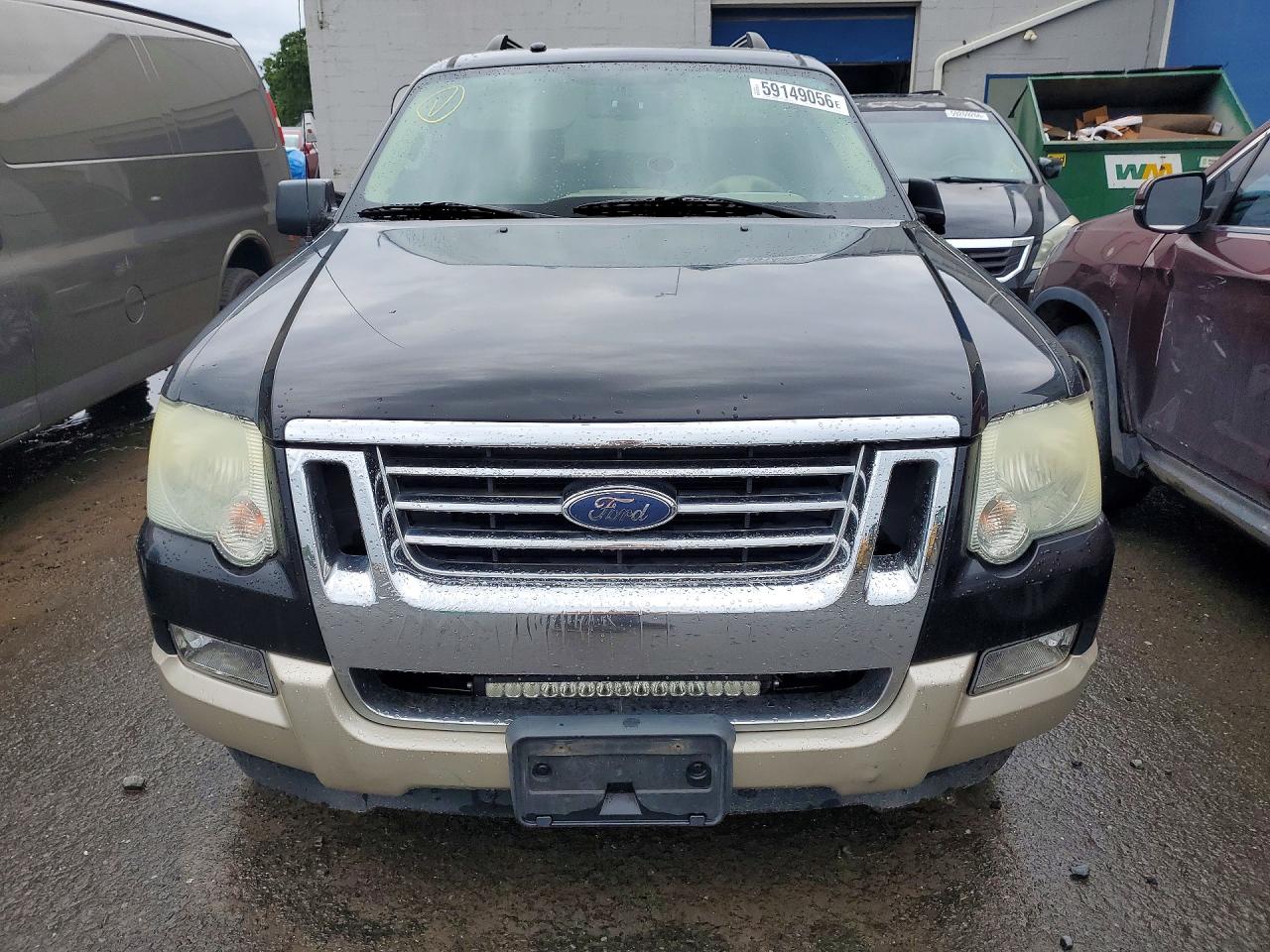 2007 Ford Explorer Eddie Bauer Black vin: 1FMEU74887UB37558