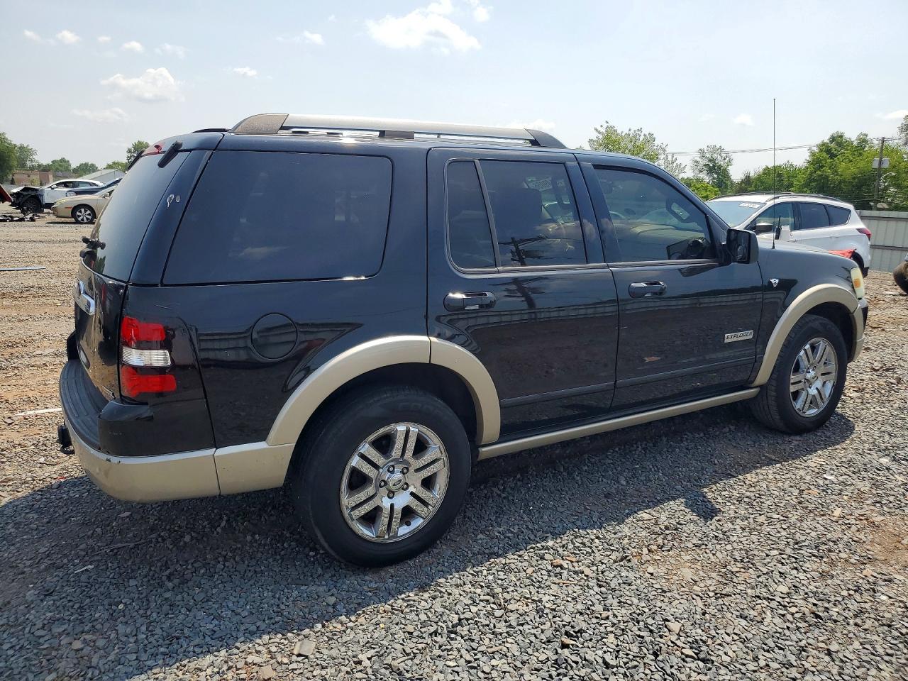 2007 Ford Explorer Eddie Bauer Black vin: 1FMEU74887UB37558