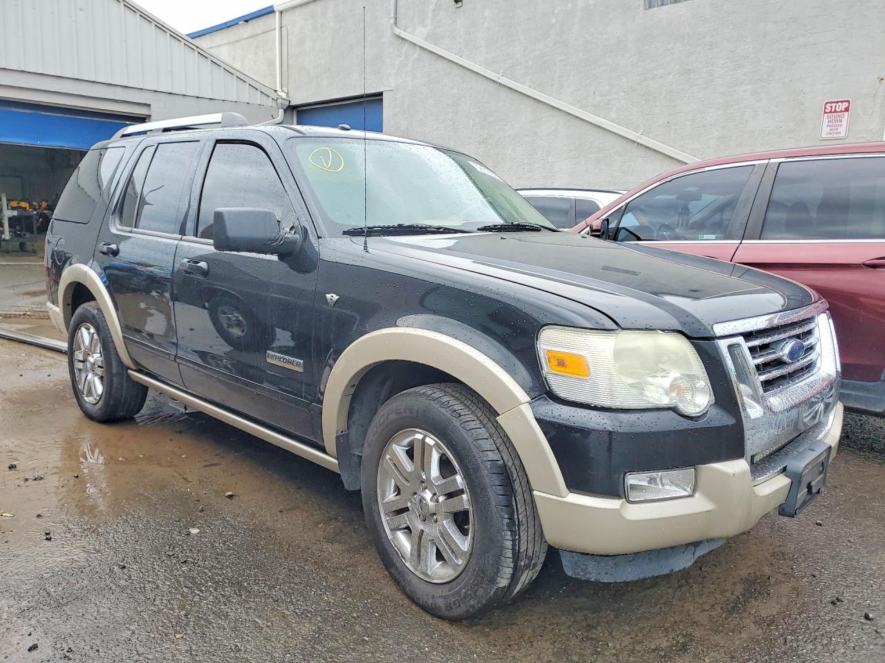 2007 Ford Explorer Eddie Bauer Black vin: 1FMEU74887UB37558