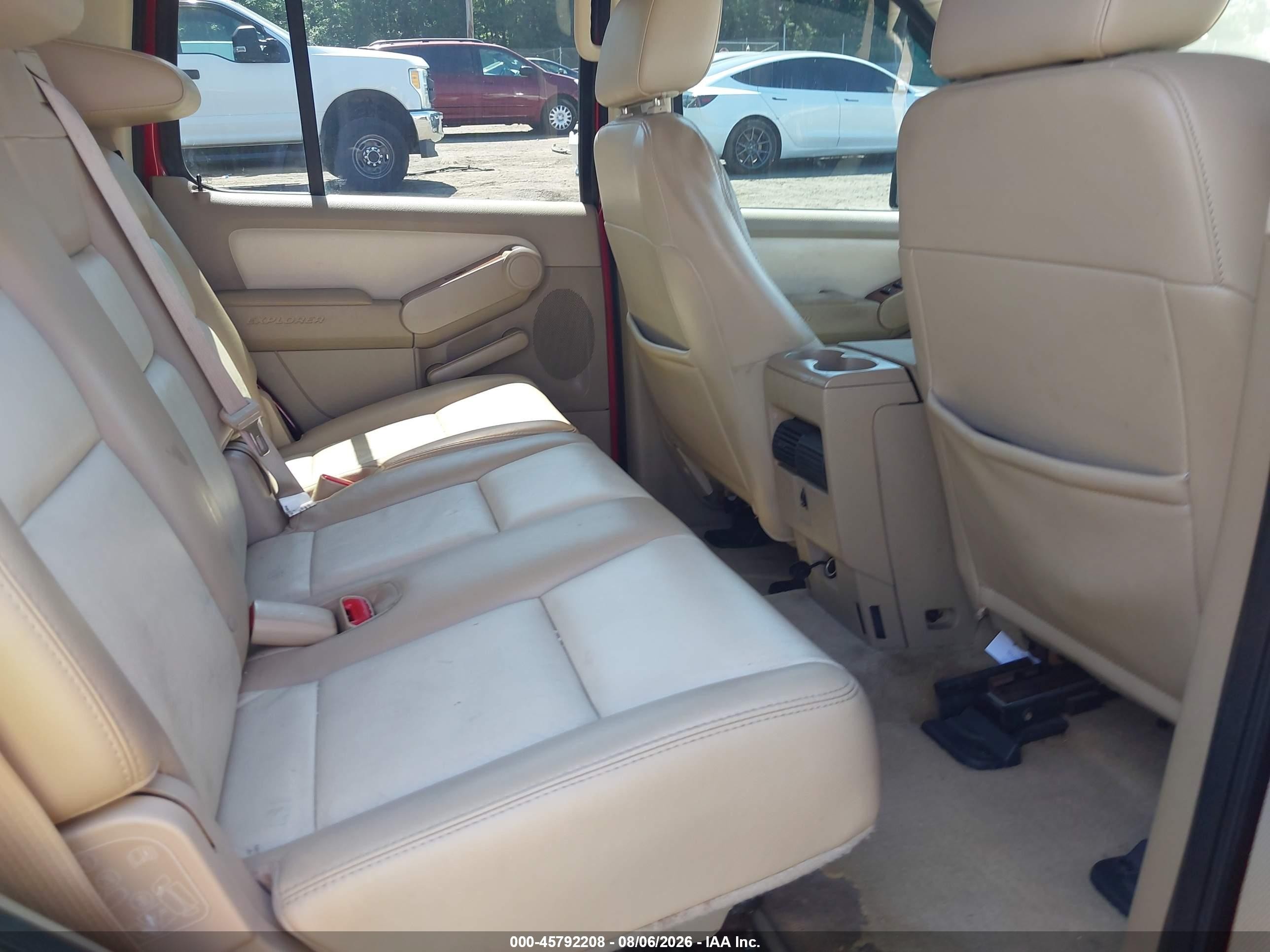 2007 Ford Explorer Eddie Bauer Red vin: 1FMEU74897UB32675