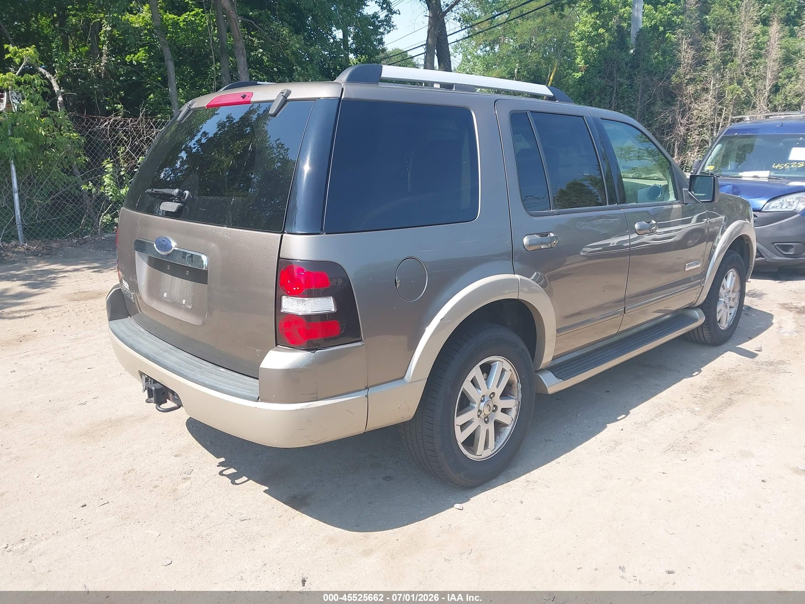 2006 Ford Explorer Eddie Bauer Brown vin: 1FMEU74E06UB26199