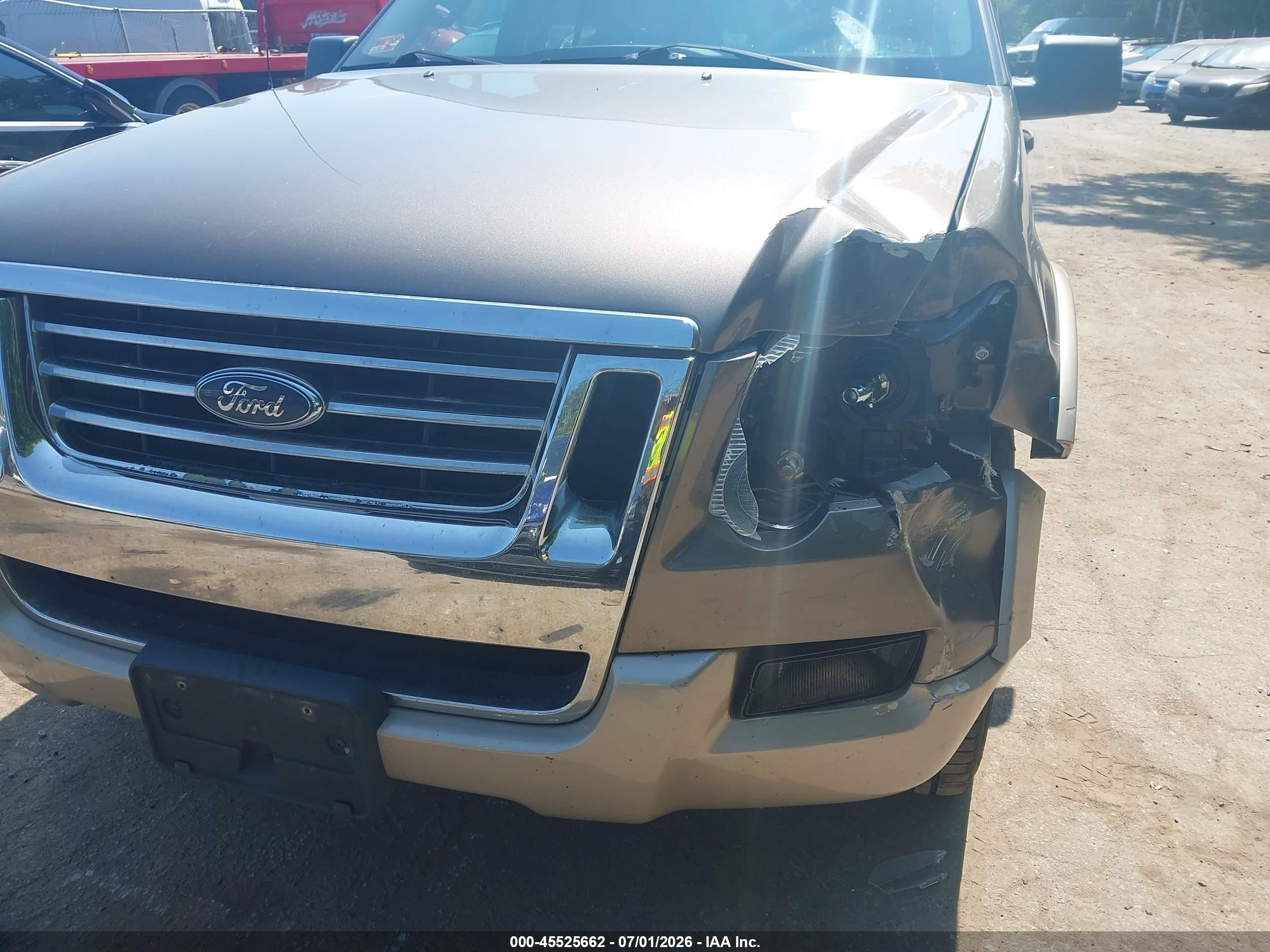 2006 Ford Explorer Eddie Bauer Brown vin: 1FMEU74E06UB26199
