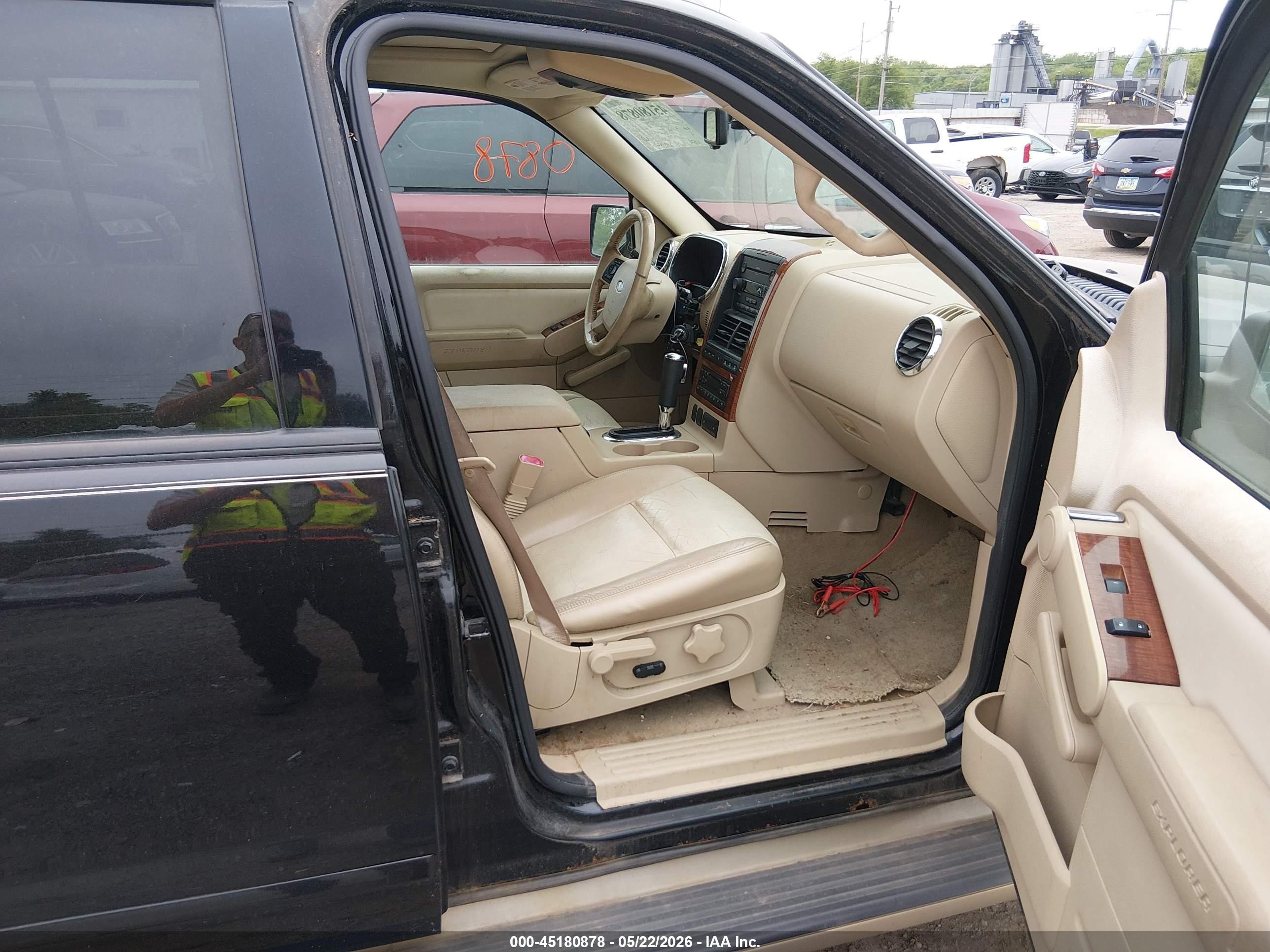 2006 Ford Explorer Eddie Bauer Black vin: 1FMEU74E06UB72292