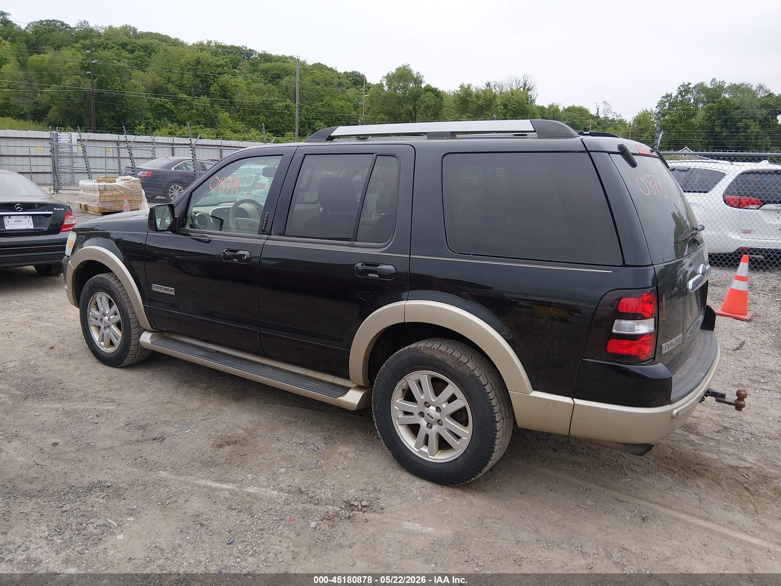 2006 Ford Explorer Eddie Bauer Black vin: 1FMEU74E06UB72292