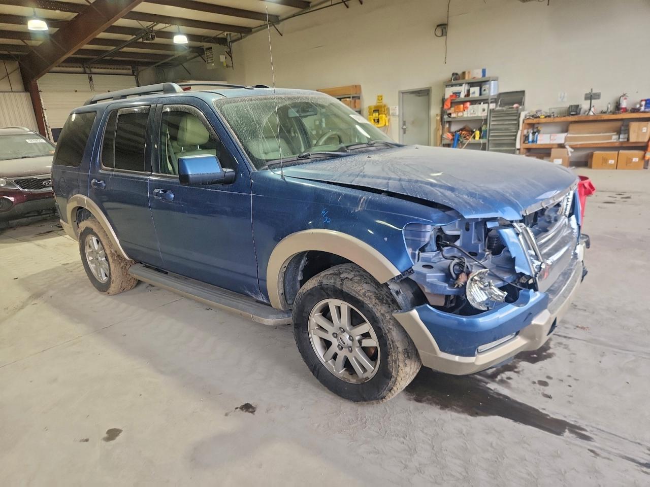 2009 Ford Explorer Eddie Bauer Blue vin: 1FMEU74E09UA01417