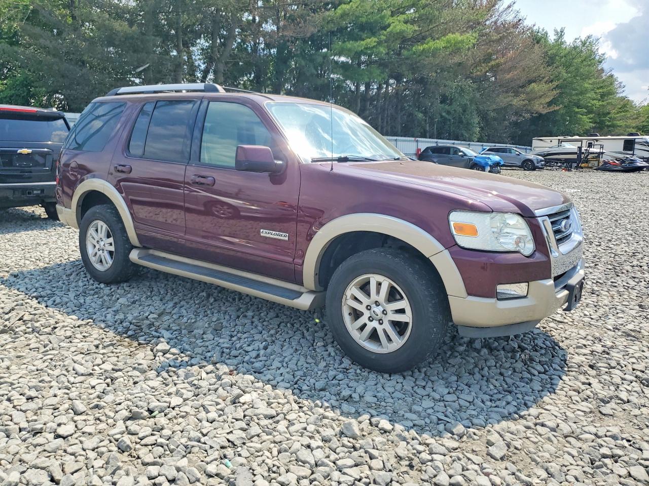 2006 Ford Explorer Eddie Bauer Burgundy vin: 1FMEU74E16UB12148