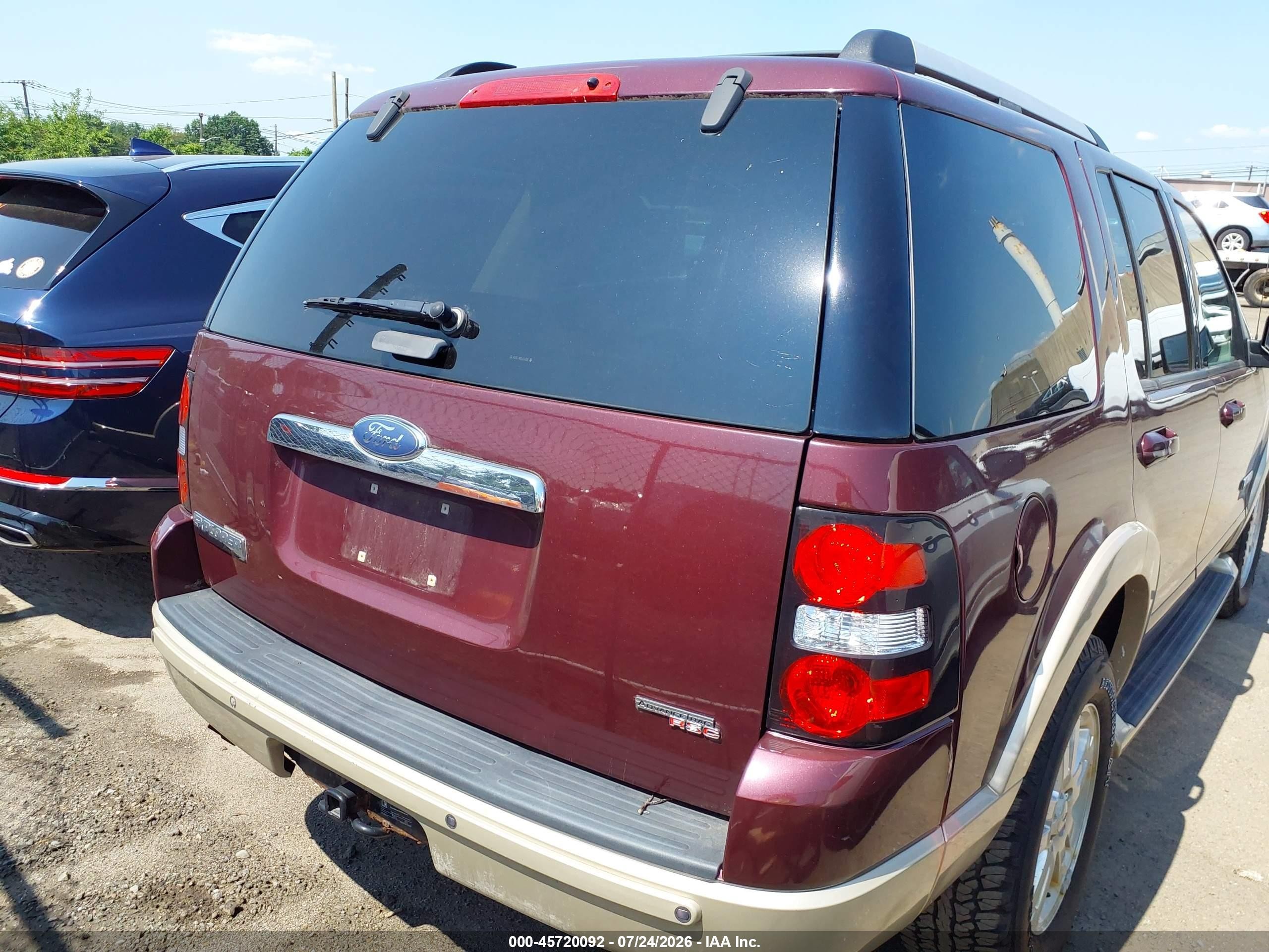 2006 Ford Explorer Eddie Bauer Burgundy vin: 1FMEU74E16UB44002