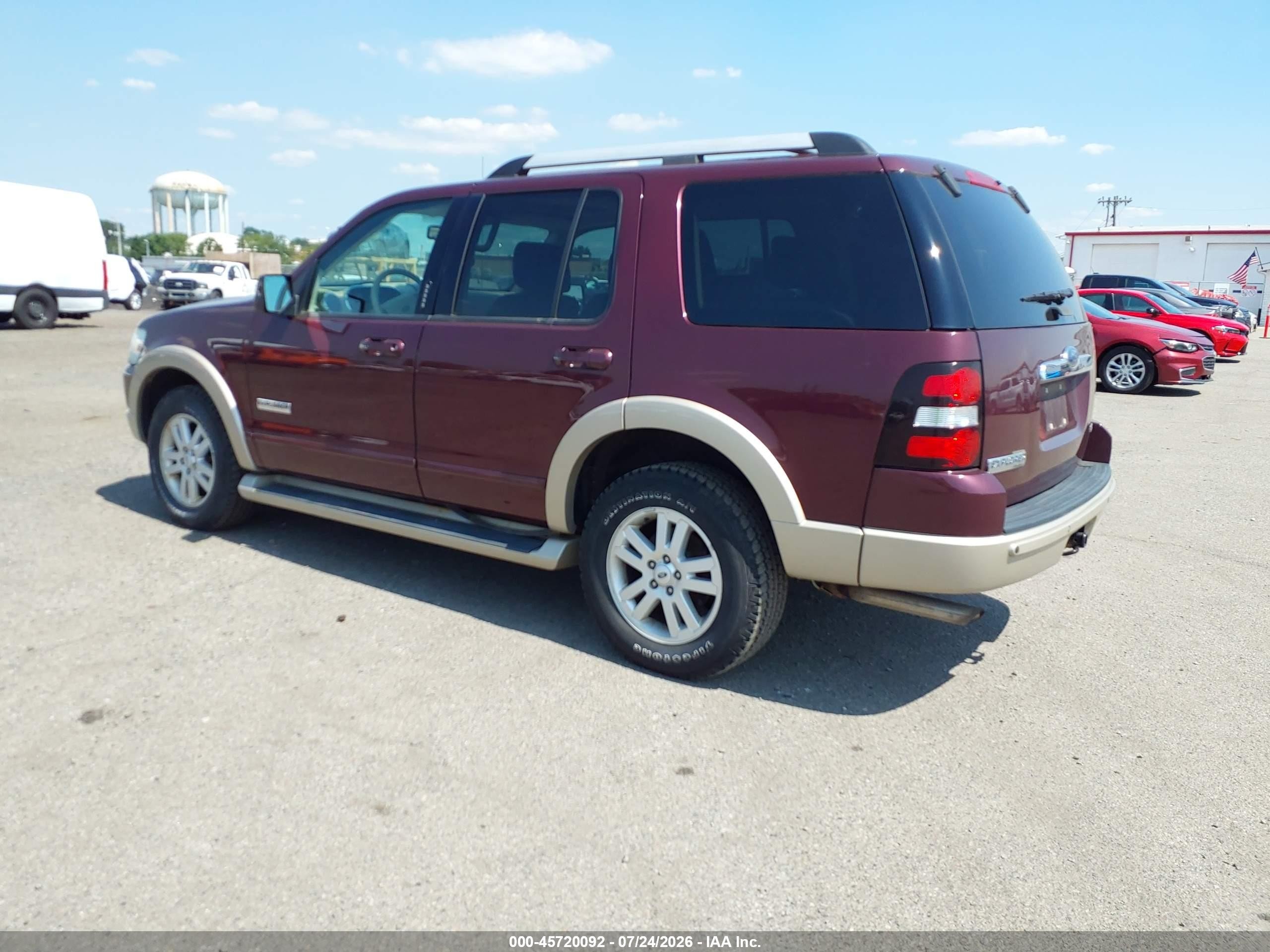 2006 Ford Explorer Eddie Bauer Burgundy vin: 1FMEU74E16UB44002
