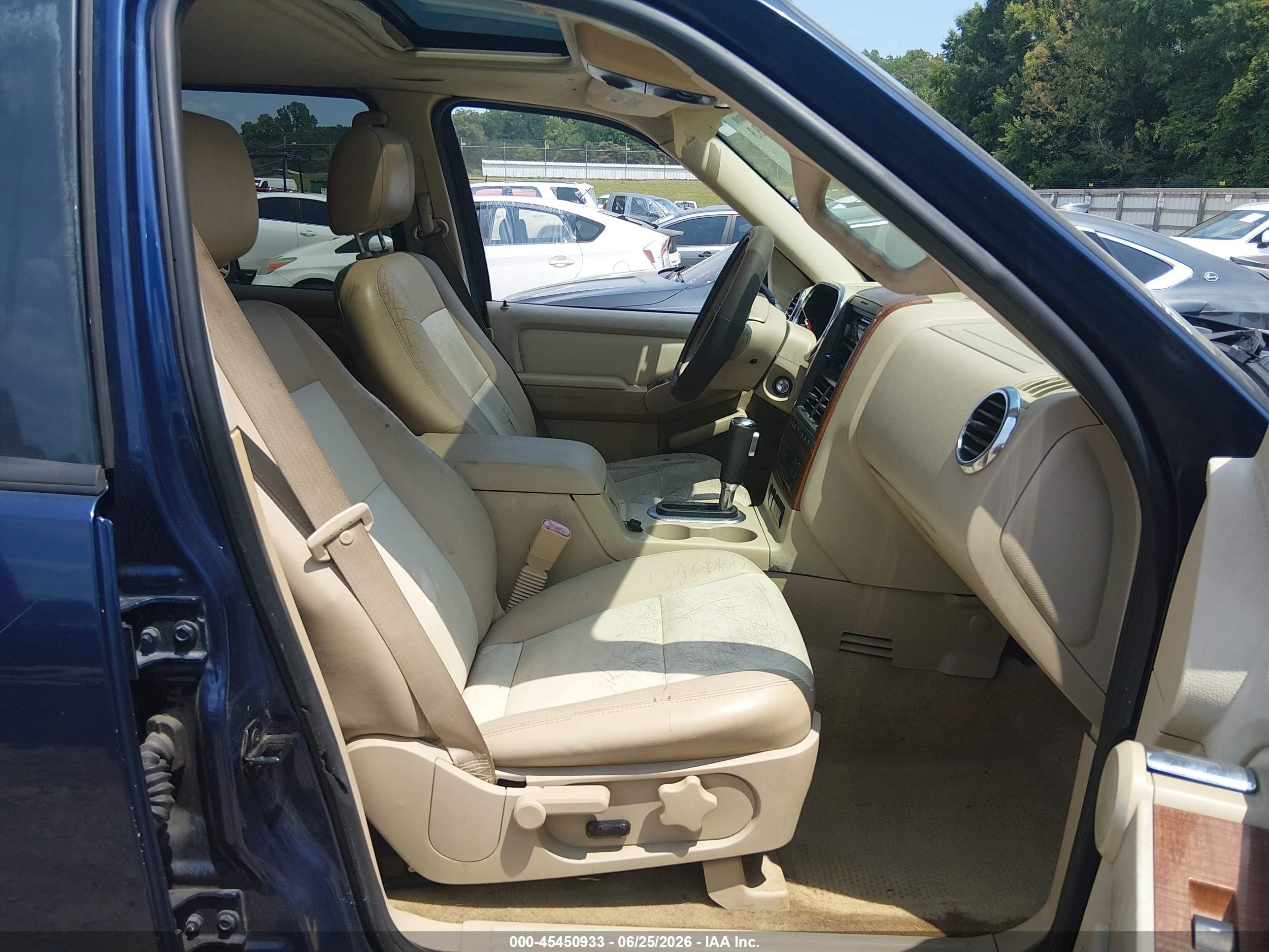 2006 Ford Explorer Eddie Bauer Blue vin: 1FMEU74E16UB64329