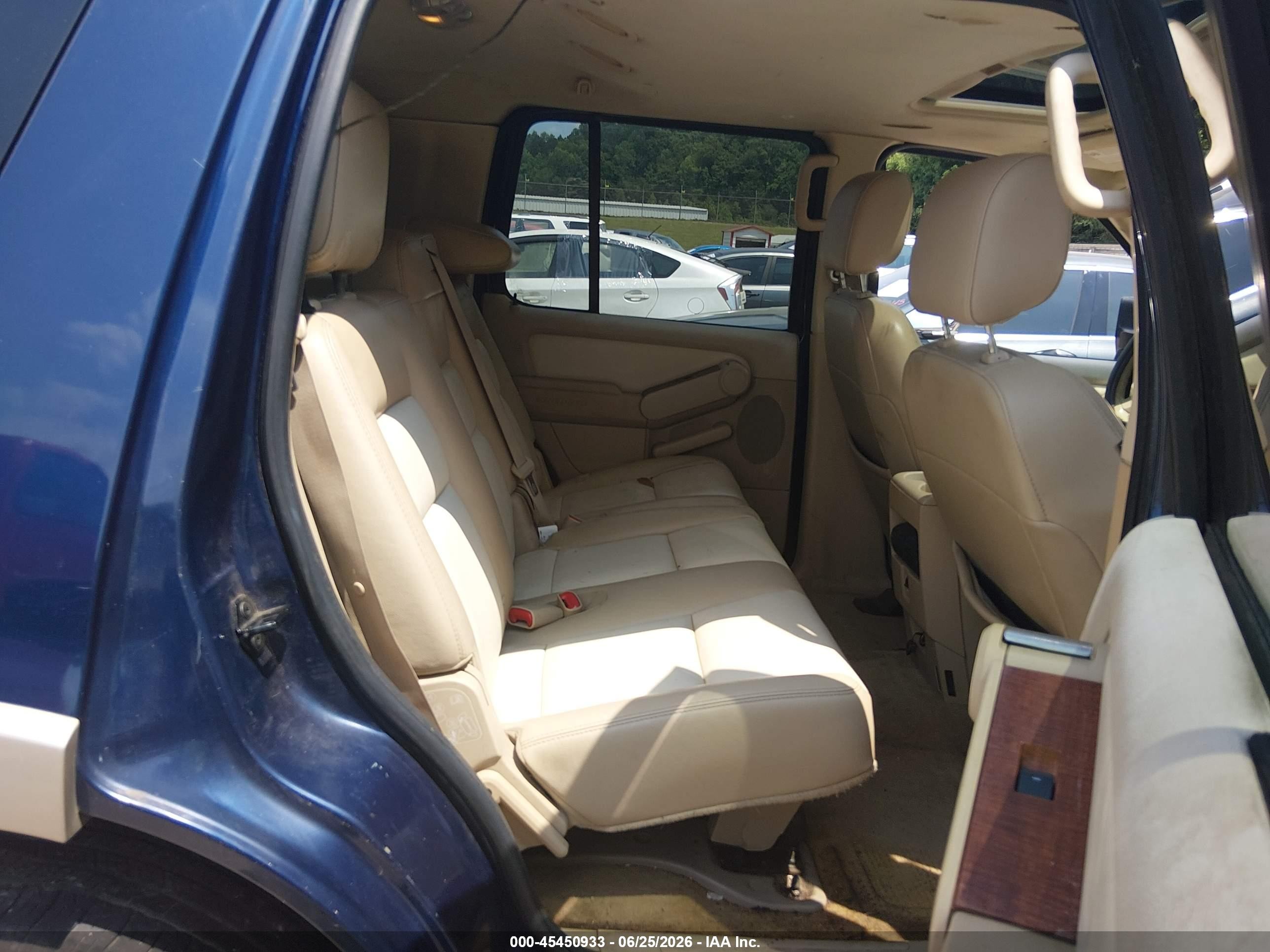 2006 Ford Explorer Eddie Bauer Blue vin: 1FMEU74E16UB64329
