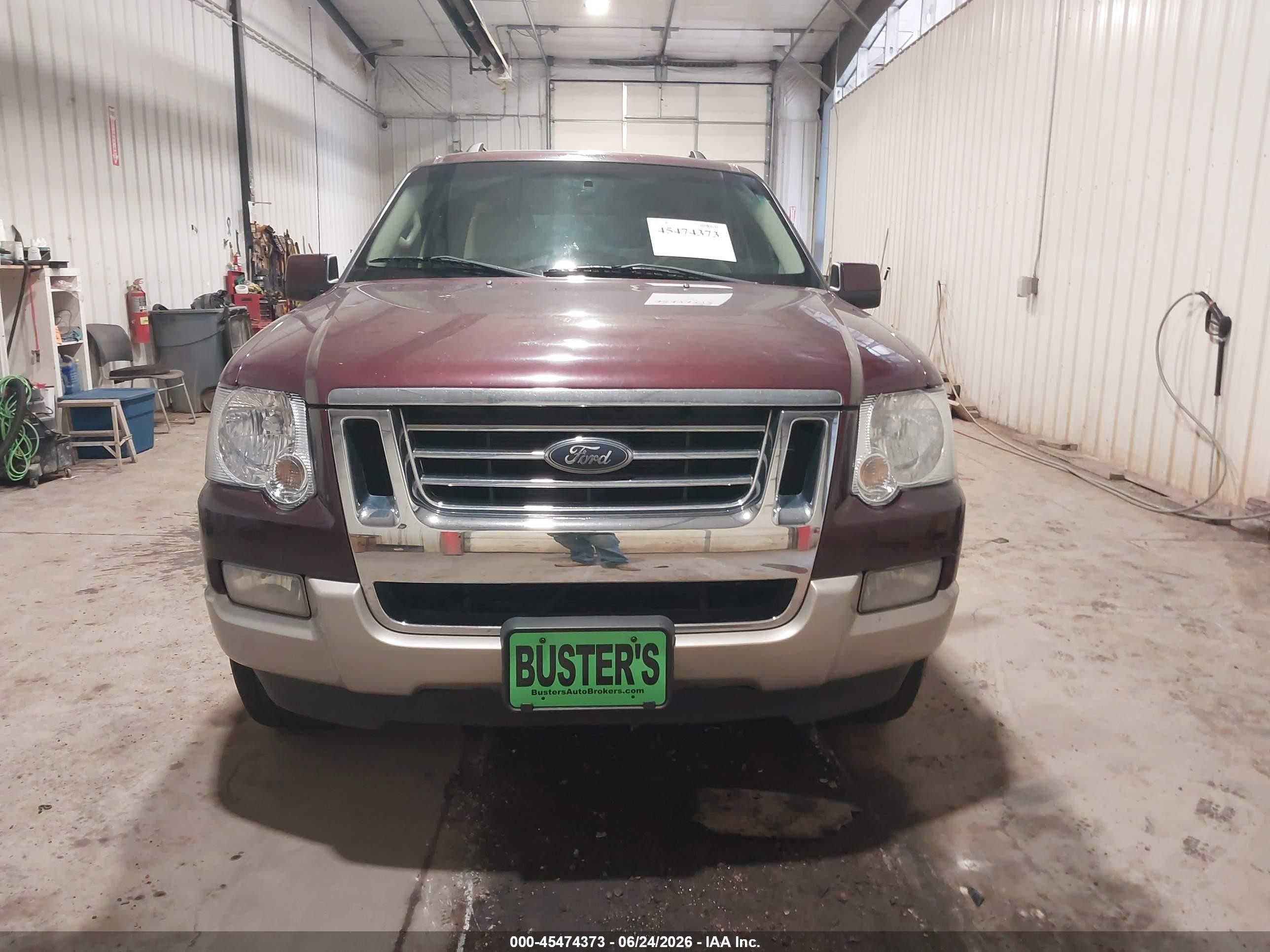 2007 Ford Explorer Eddie Bauer Maroon vin: 1FMEU74E17UB04097