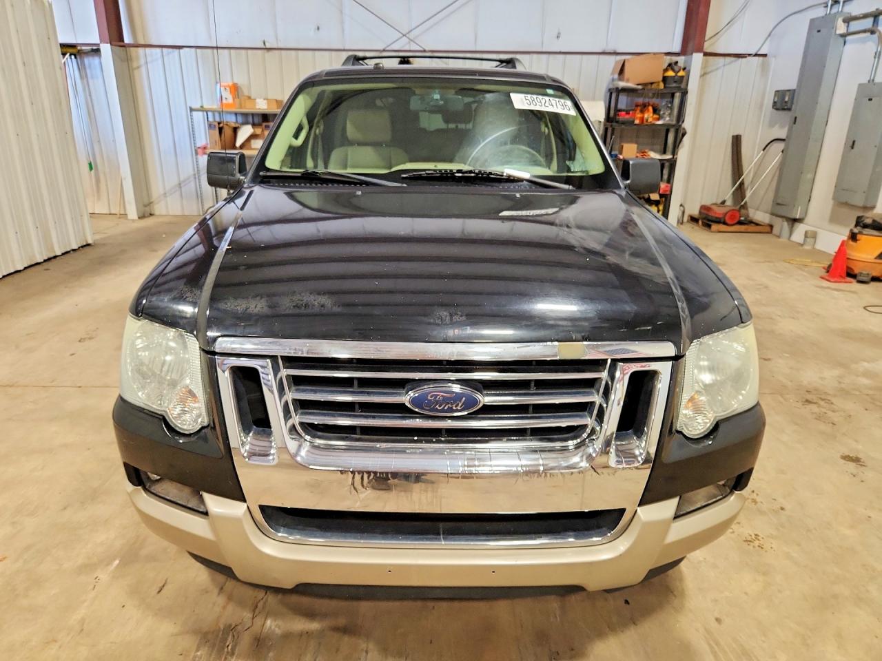 2007 Ford Explorer Eddie Bauer Black vin: 1FMEU74E17UB40047