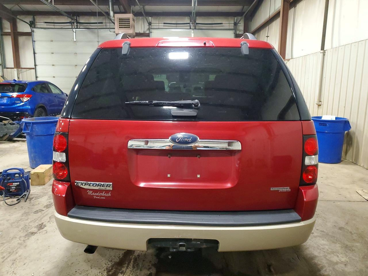 2007 Ford Explorer Eddie Bauer Maroon vin: 1FMEU74E17UB51078