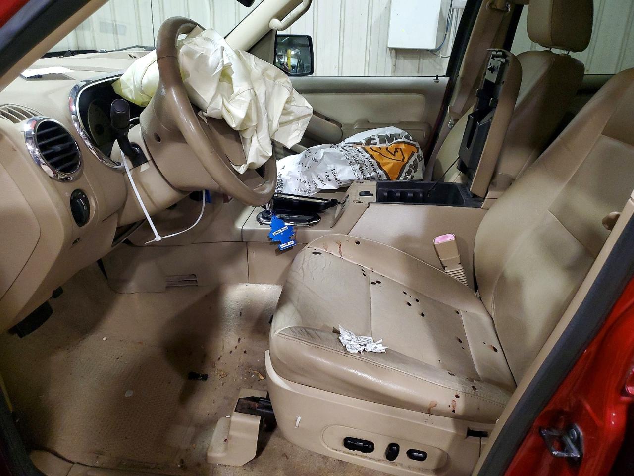 2007 Ford Explorer Eddie Bauer Maroon vin: 1FMEU74E17UB51078