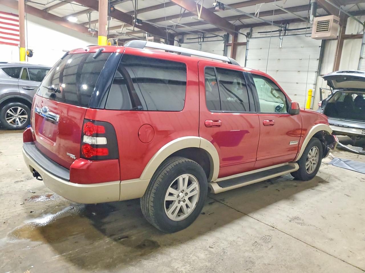 2007 Ford Explorer Eddie Bauer Maroon vin: 1FMEU74E17UB51078
