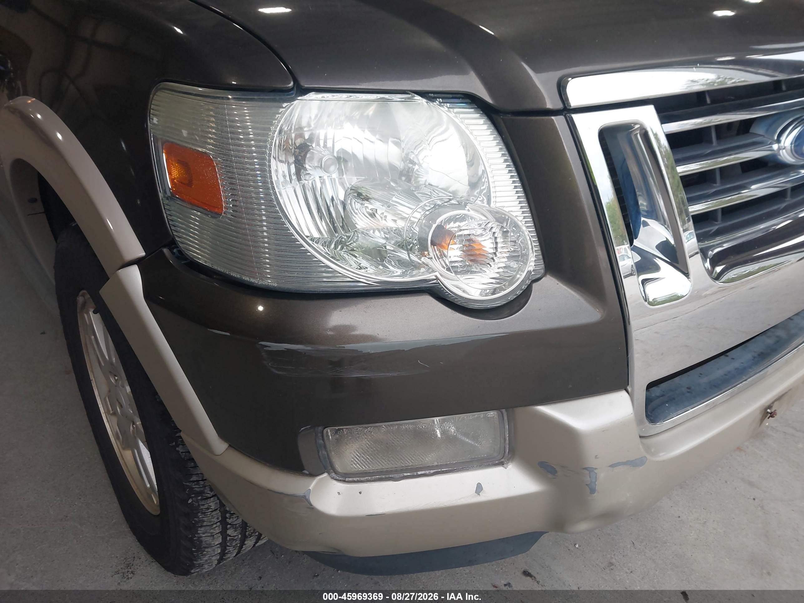 2008 Ford Explorer Eddie Bauer Brown vin: 1FMEU74E18UB36078