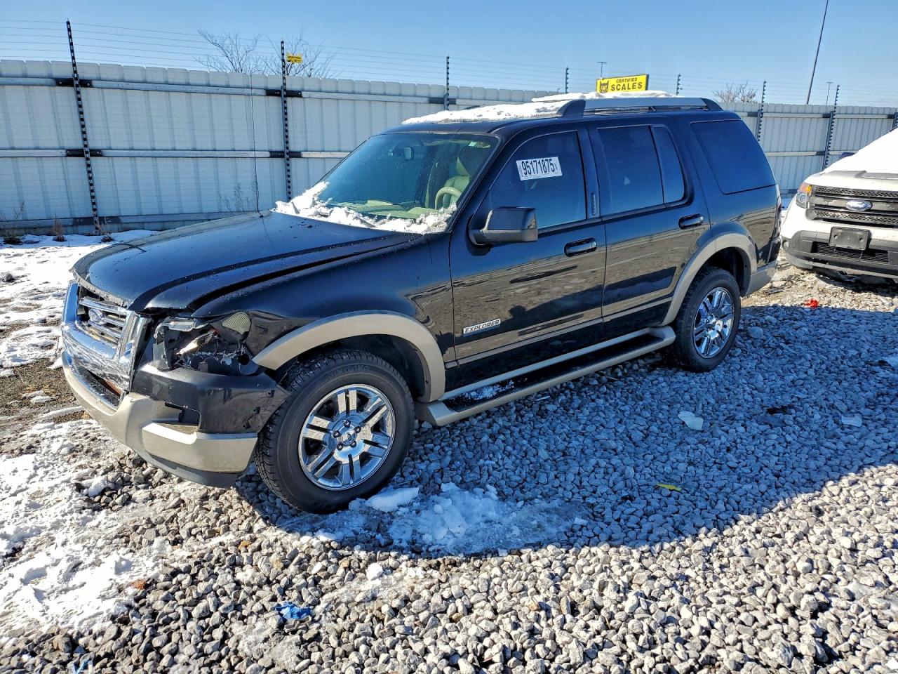 2006 Ford Explorer Eddie Bauer Black vin: 1FMEU74E26UB00381