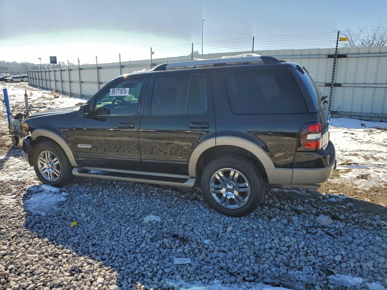 2006 Ford Explorer Eddie Bauer Black vin: 1FMEU74E26UB00381