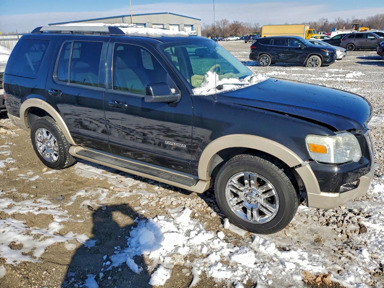 2006 Ford Explorer Eddie Bauer Black vin: 1FMEU74E26UB00381