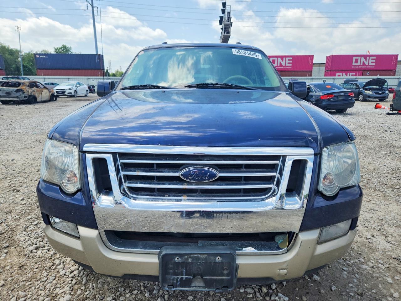 2006 Ford Explorer Eddie Bauer Blue vin: 1FMEU74E26UB40718
