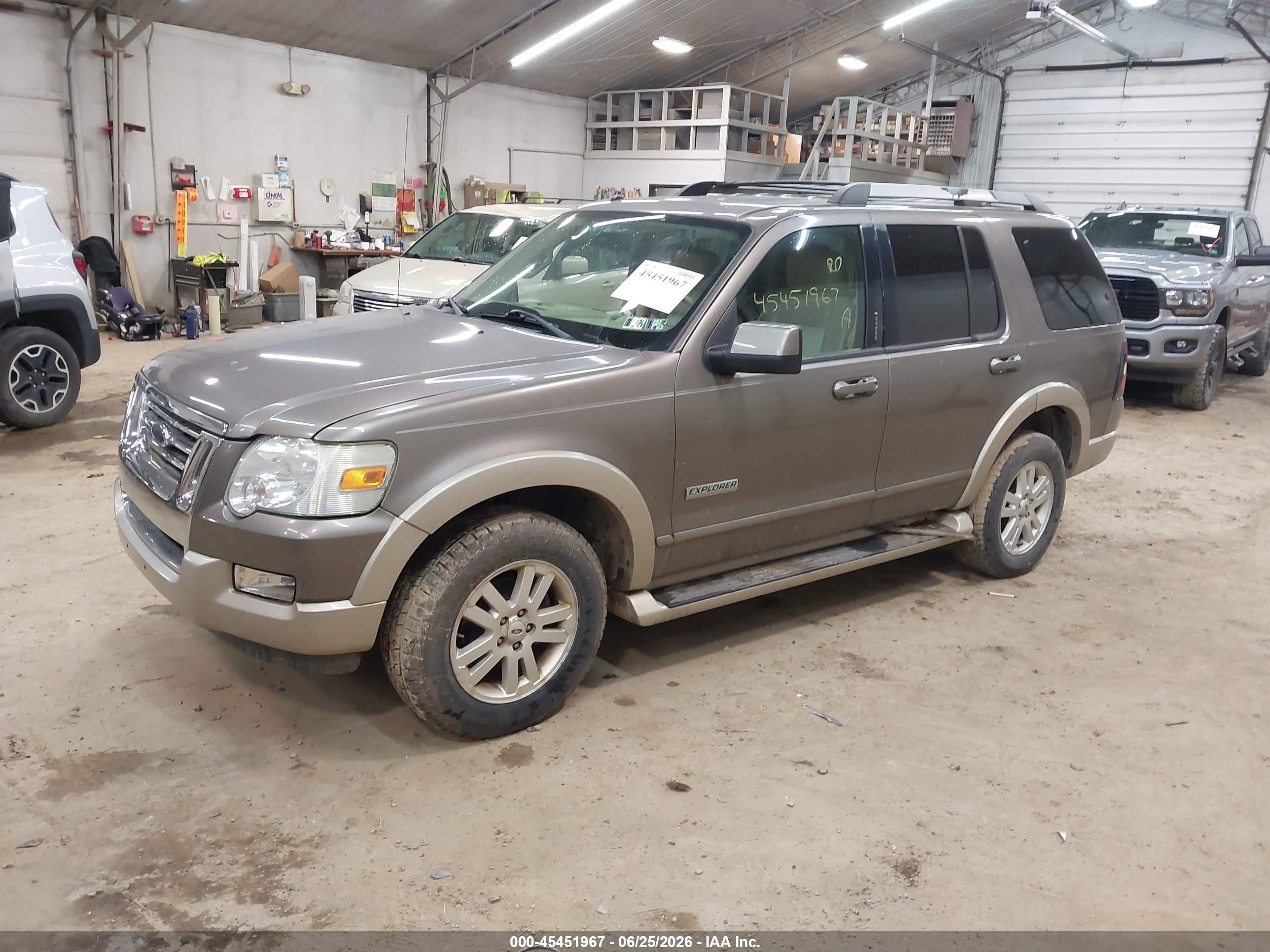 2006 Ford Explorer Eddie Bauer Gray vin: 1FMEU74E36UB09560