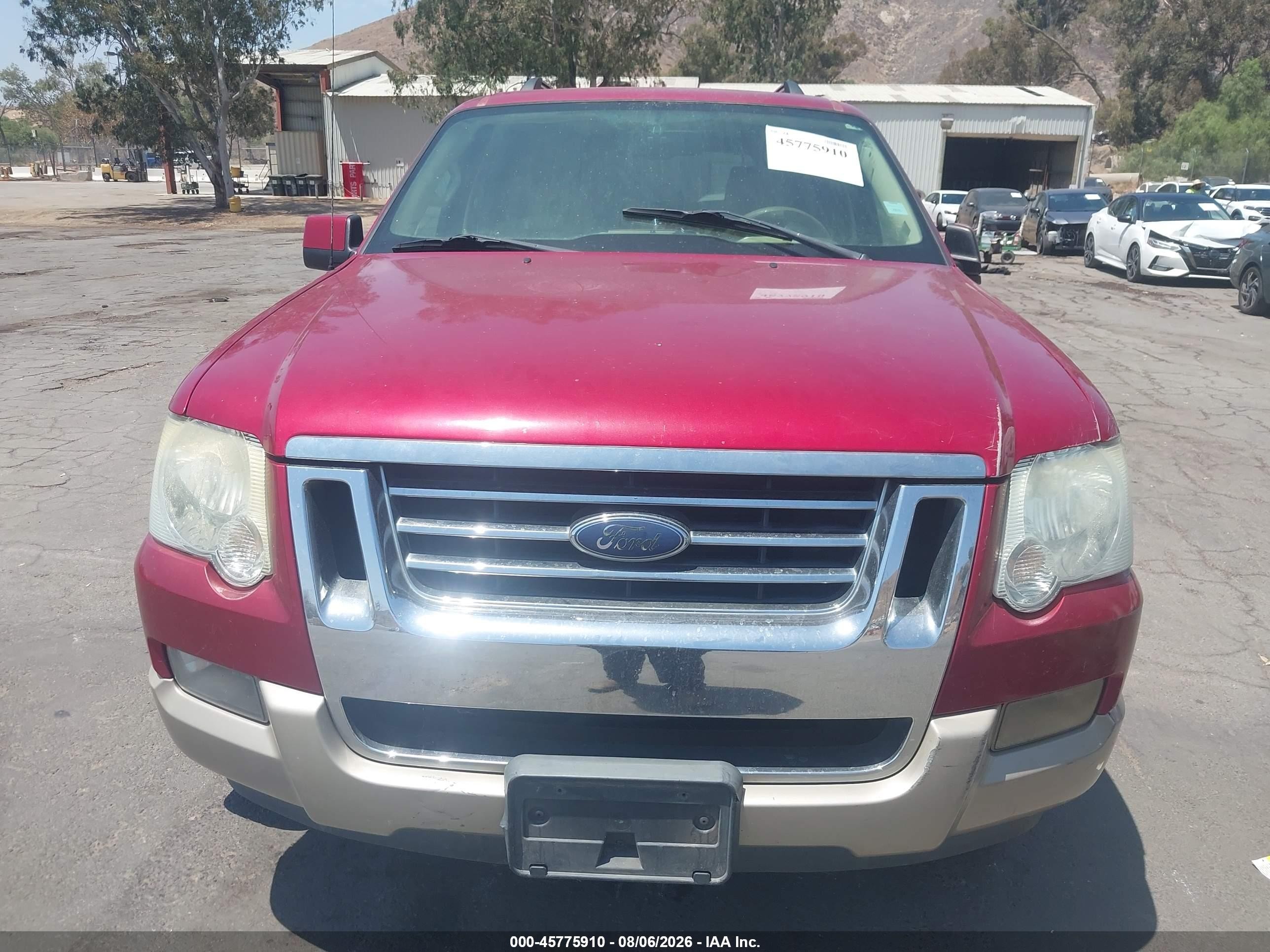 2006 Ford Explorer Eddie Bauer Красный vin: 1FMEU74E36UB29419