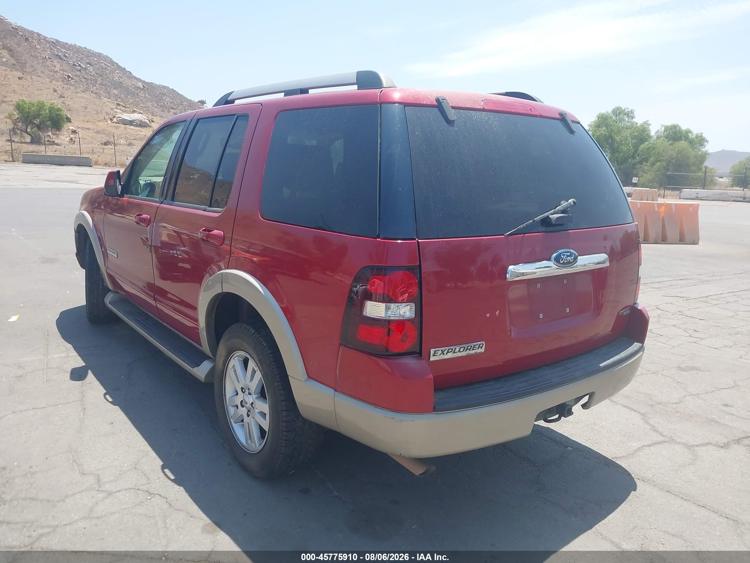 2006 Ford Explorer Eddie Bauer Красный vin: 1FMEU74E36UB29419