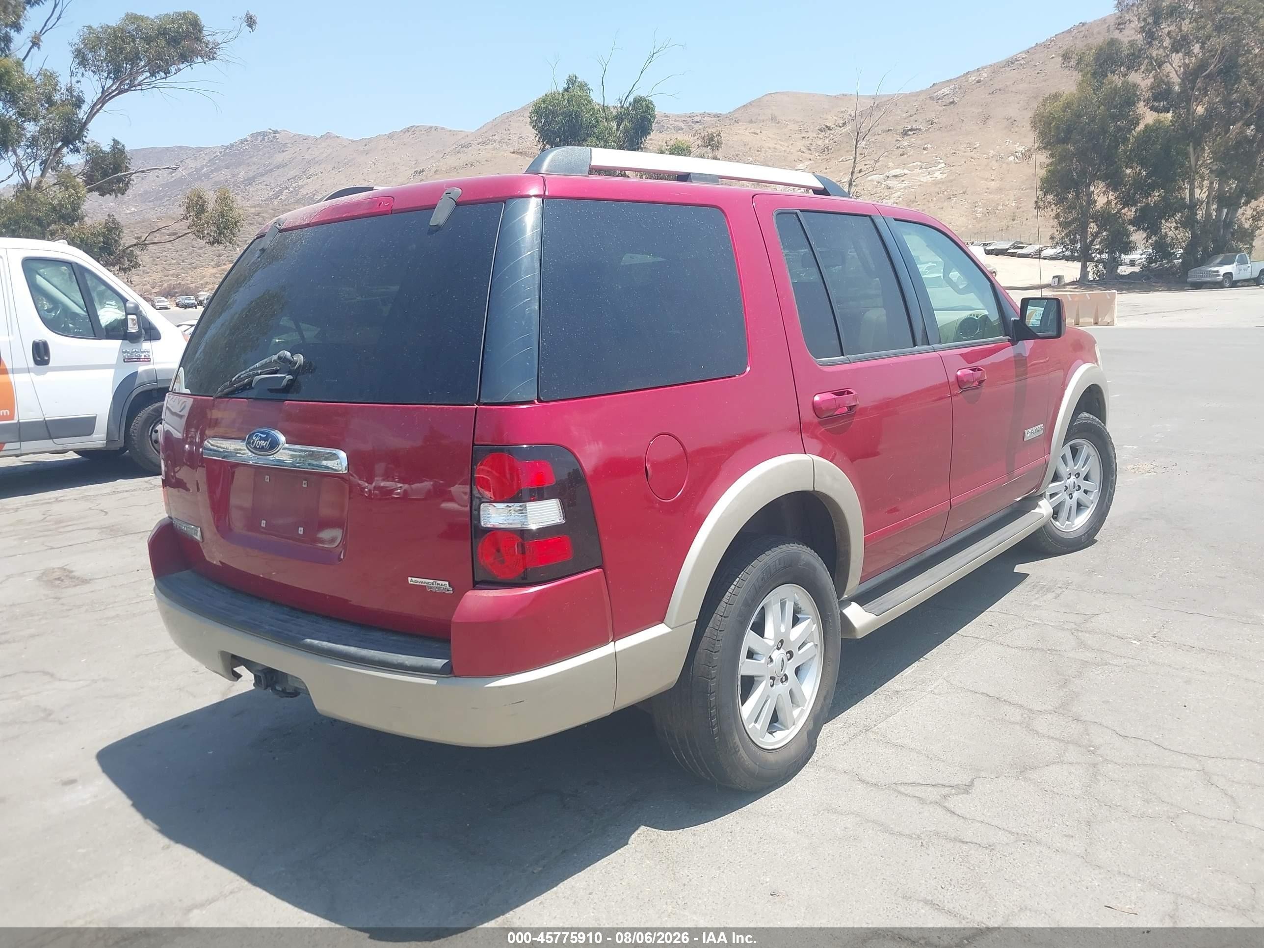 2006 Ford Explorer Eddie Bauer Красный vin: 1FMEU74E36UB29419