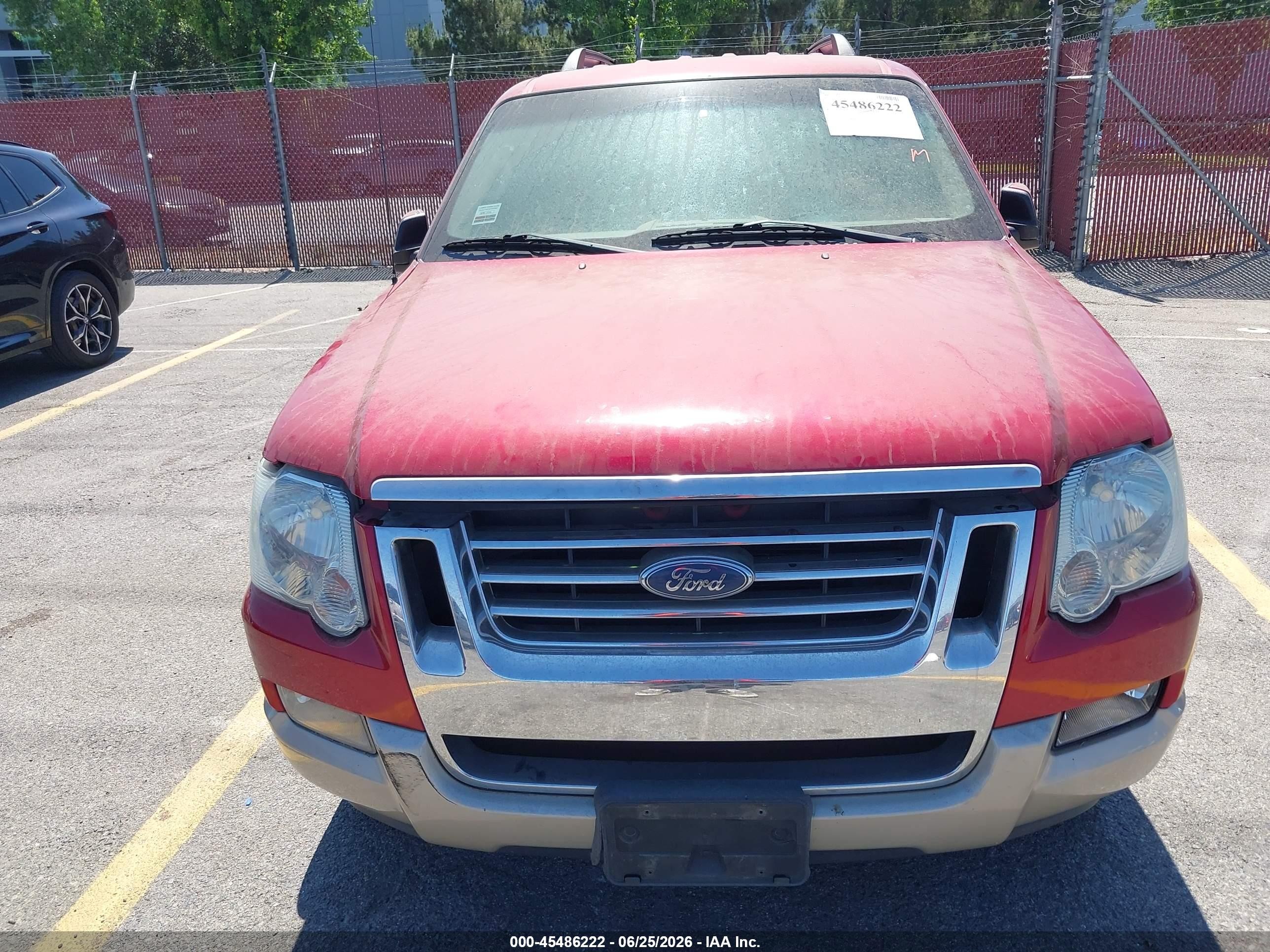 2006 Ford Explorer Eddie Bauer Red vin: 1FMEU74E36UB55132