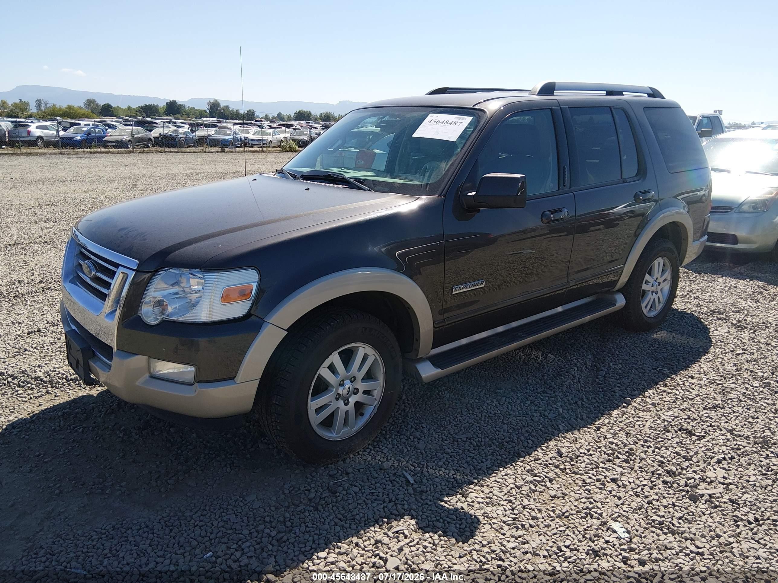 2006 Ford Explorer Eddie Bauer Gray vin: 1FMEU74E36UB61268