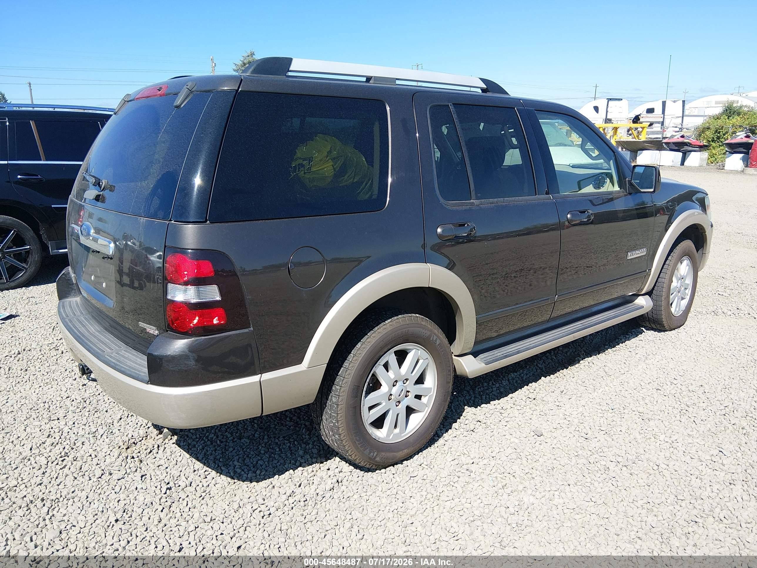 2006 Ford Explorer Eddie Bauer Gray vin: 1FMEU74E36UB61268