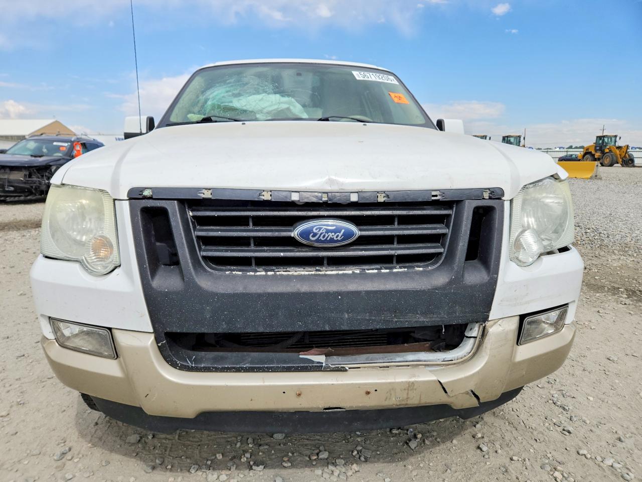 2007 Ford Explorer Eddie Bauer White vin: 1FMEU74E37UA63696