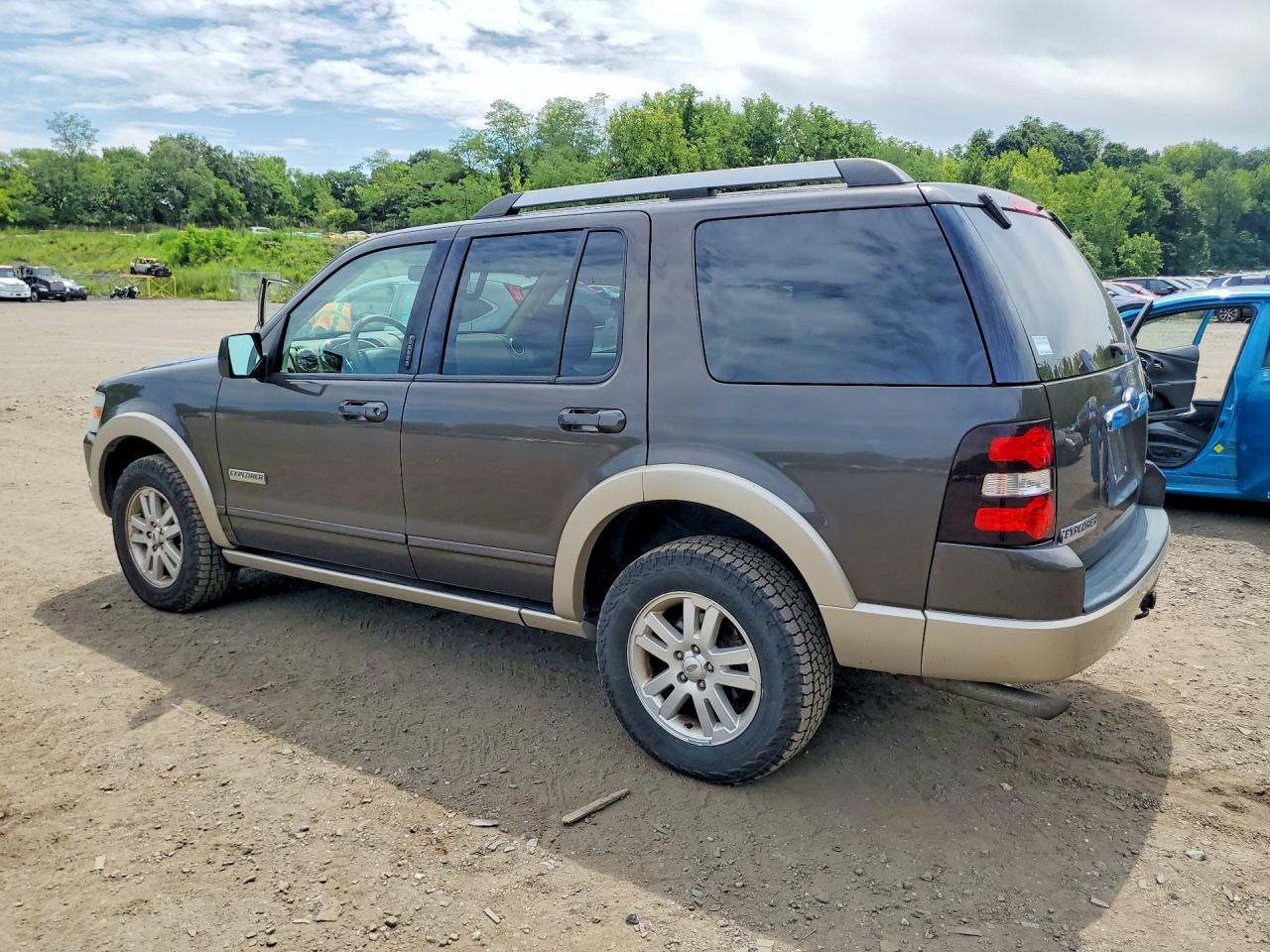 2007 Ford Explorer Eddie Bauer Brown vin: 1FMEU74E37UB18437