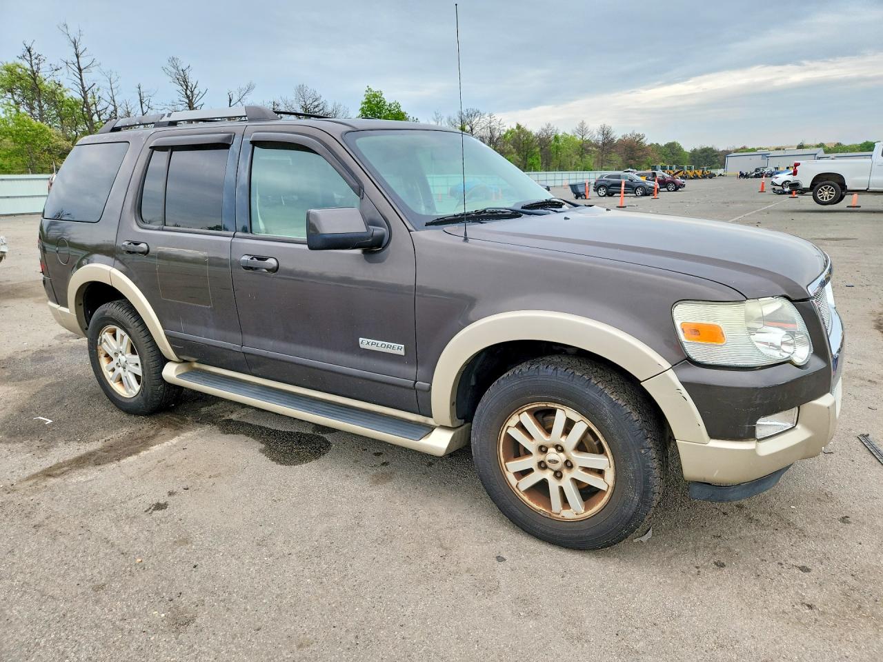 2007 Ford Exlplorer Gray vin: 1FMEU74E37UB87161