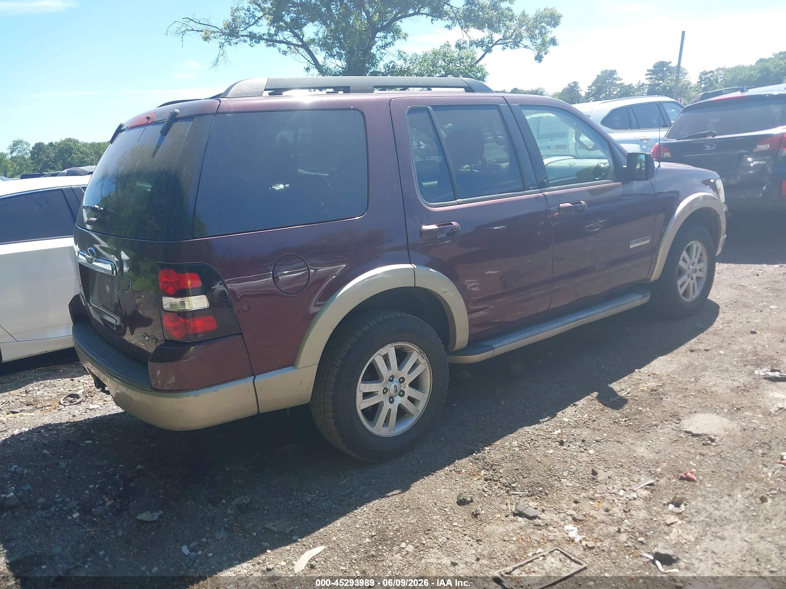 2008 Ford Explorer Eddie Bauer Red vin: 1FMEU74E38UA08165