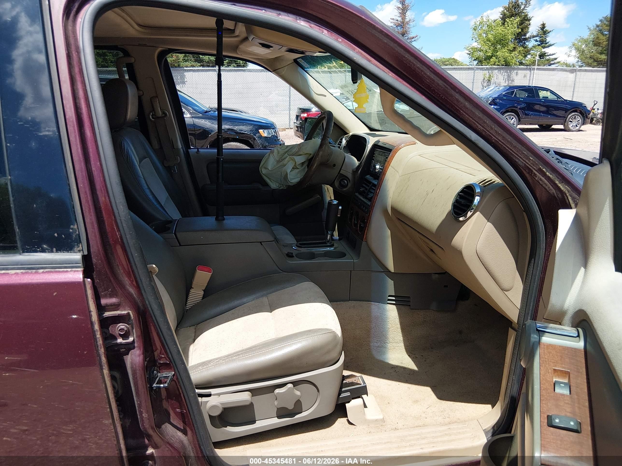 2007 Ford Explorer Eddie Bauer Purple vin: 1FMEU74E47UB55755