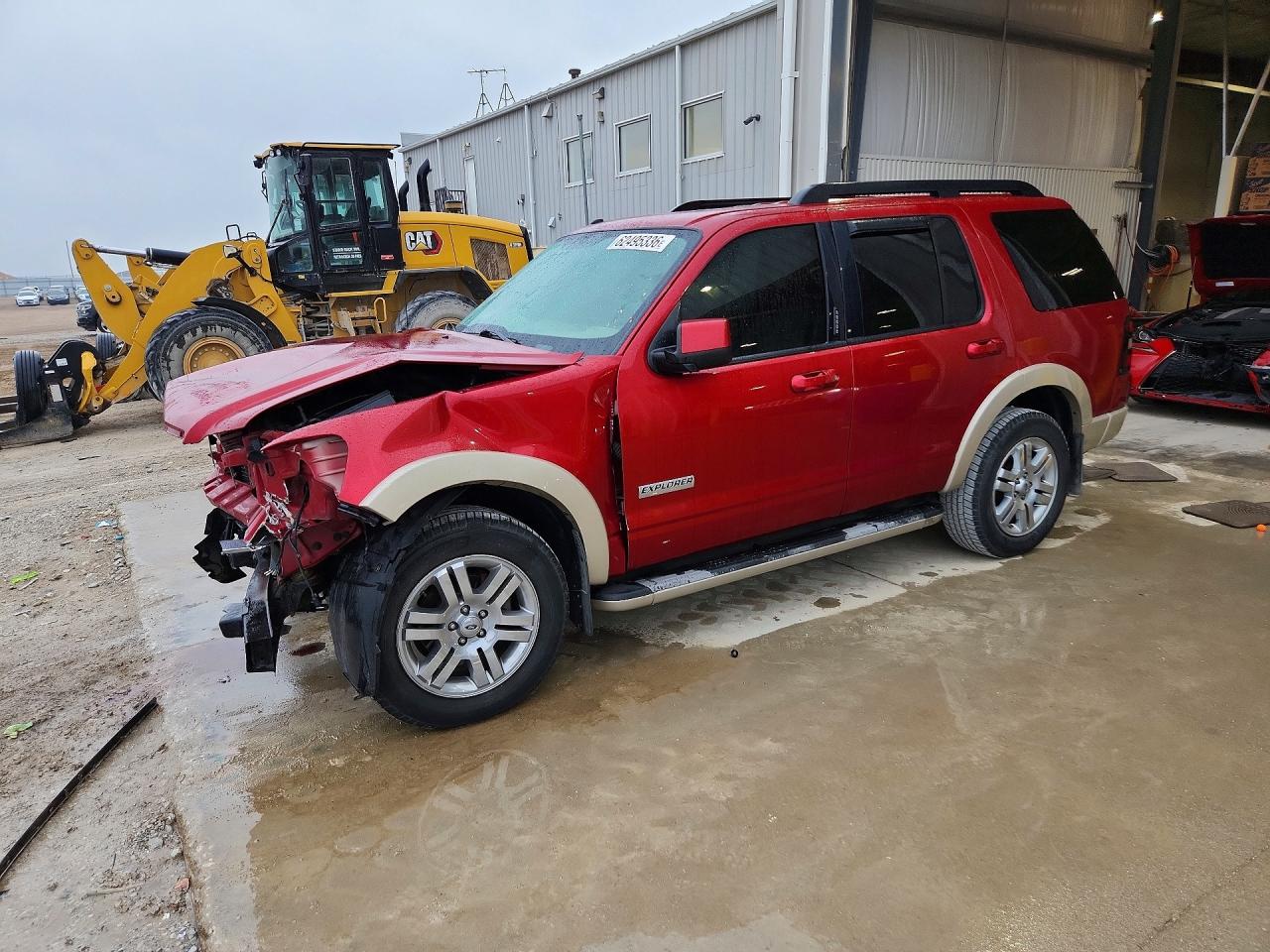 2008 Ford Explorer Eddie Bauer Maroon vin: 1FMEU74E58UA29874