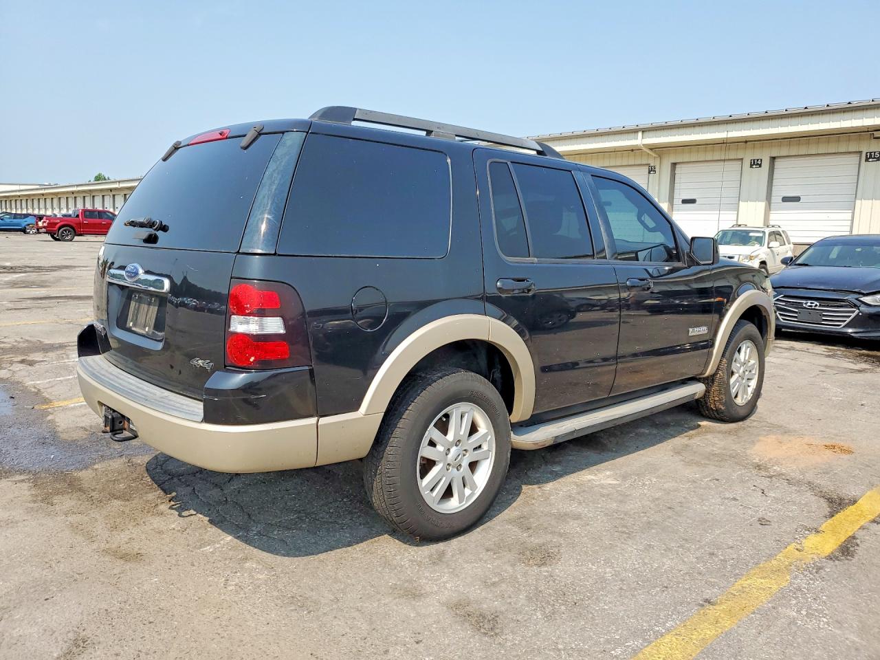 2008 Ford Explorer Eddie Bauer Black vin: 1FMEU74E58UB18442
