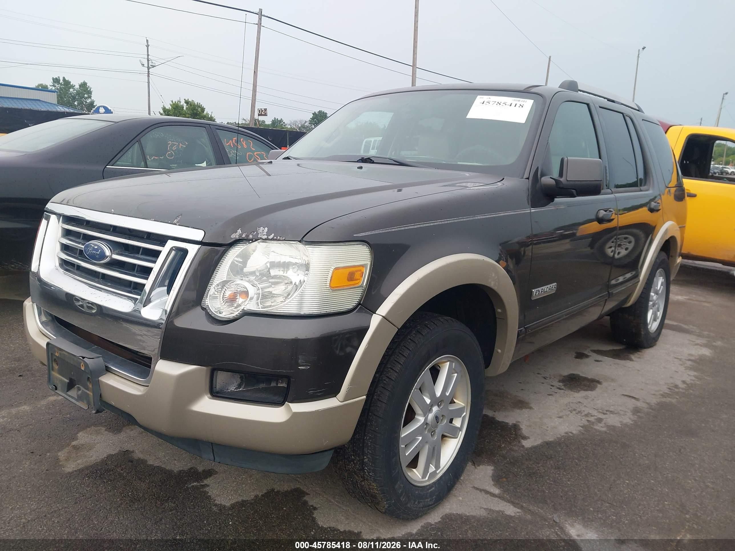 2006 Ford Explorer Eddie Bauer Gray vin: 1FMEU74E66ZA07964