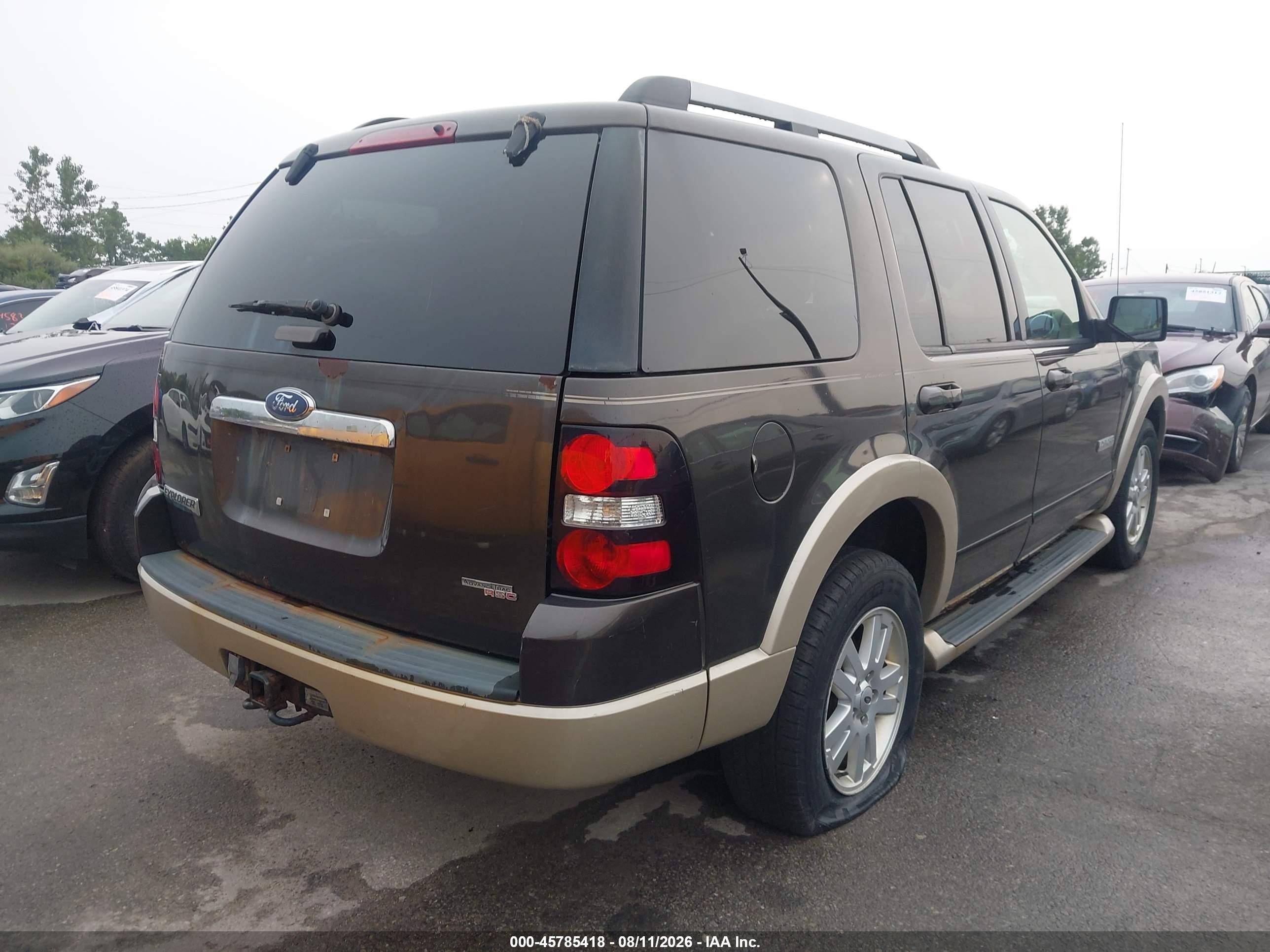 2006 Ford Explorer Eddie Bauer Gray vin: 1FMEU74E66ZA07964
