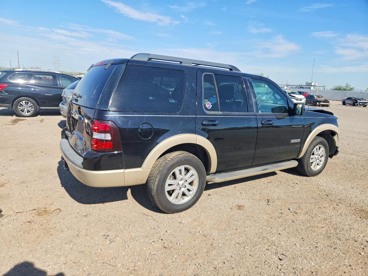 2008 Ford Explorer Eddie Bauer Black vin: 1FMEU74E68UB23388