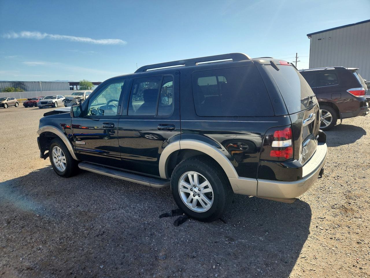 2008 Ford Explorer Eddie Bauer Black vin: 1FMEU74E68UB23388