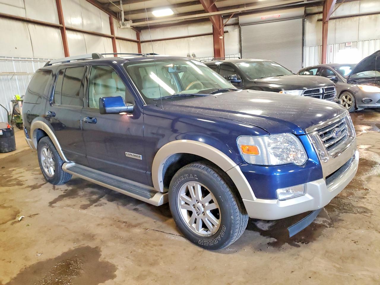 2006 Ford Explorer Eddie Bauer Blue vin: 1FMEU74E76UB36633