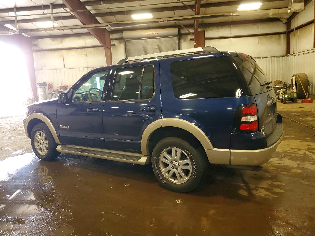 2006 Ford Explorer Eddie Bauer Blue vin: 1FMEU74E76UB36633