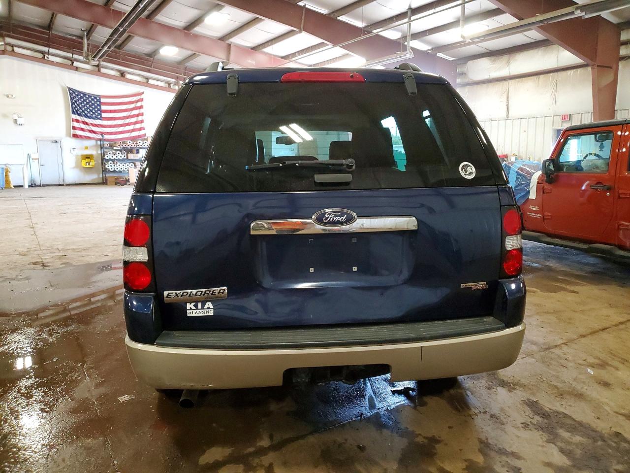 2006 Ford Explorer Eddie Bauer Blue vin: 1FMEU74E76UB36633