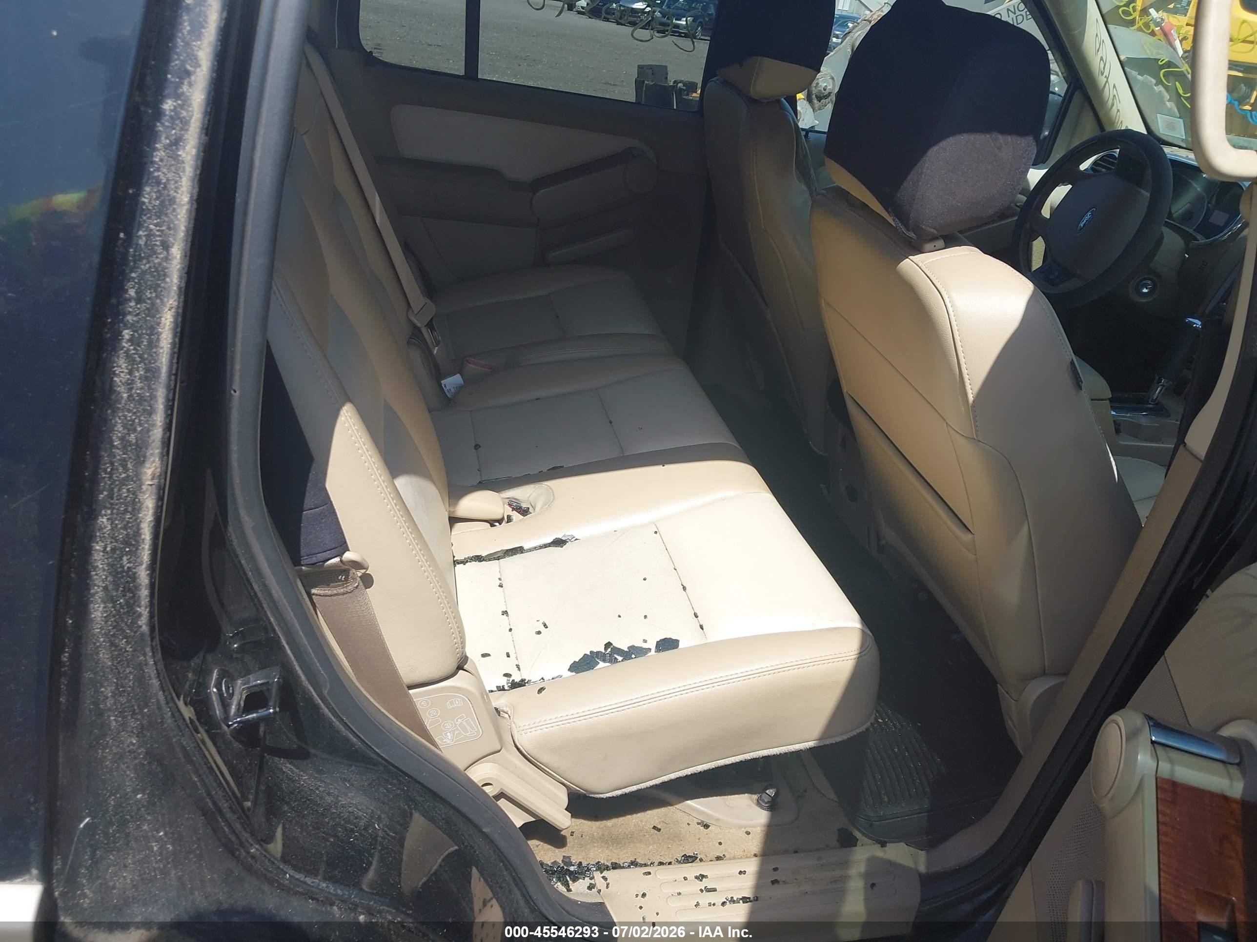 2007 Ford Explorer Eddie Bauer Черный vin: 1FMEU74E77UB24726