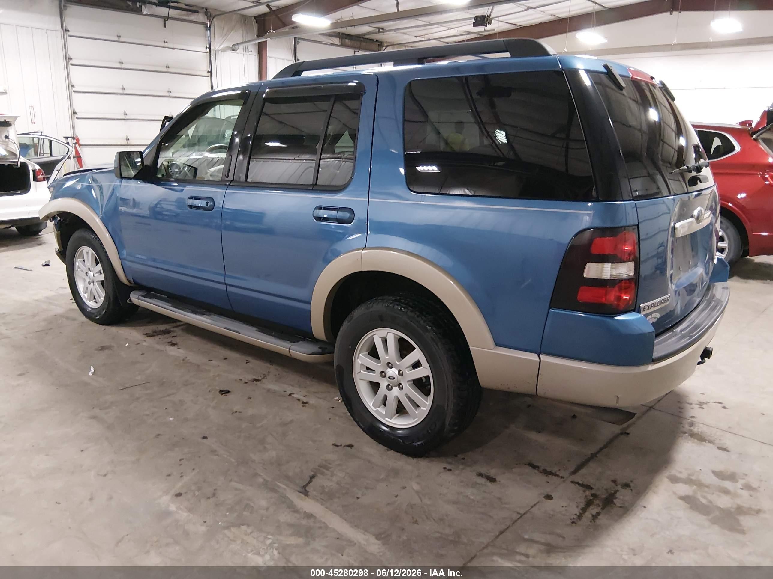 2009 Ford Explorer Eddie Bauer Blue vin: 1FMEU74E89UA14741