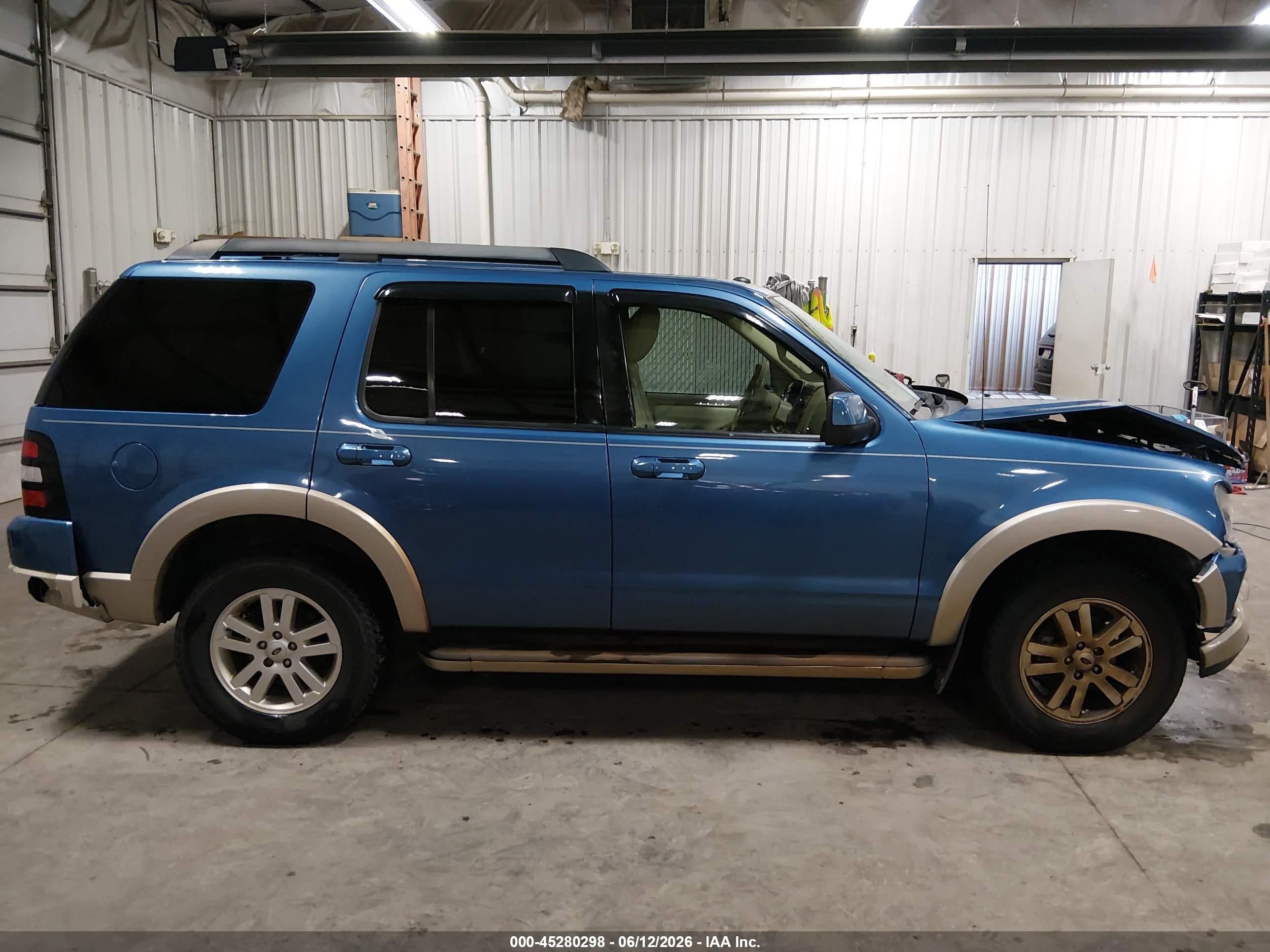 2009 Ford Explorer Eddie Bauer Blue vin: 1FMEU74E89UA14741