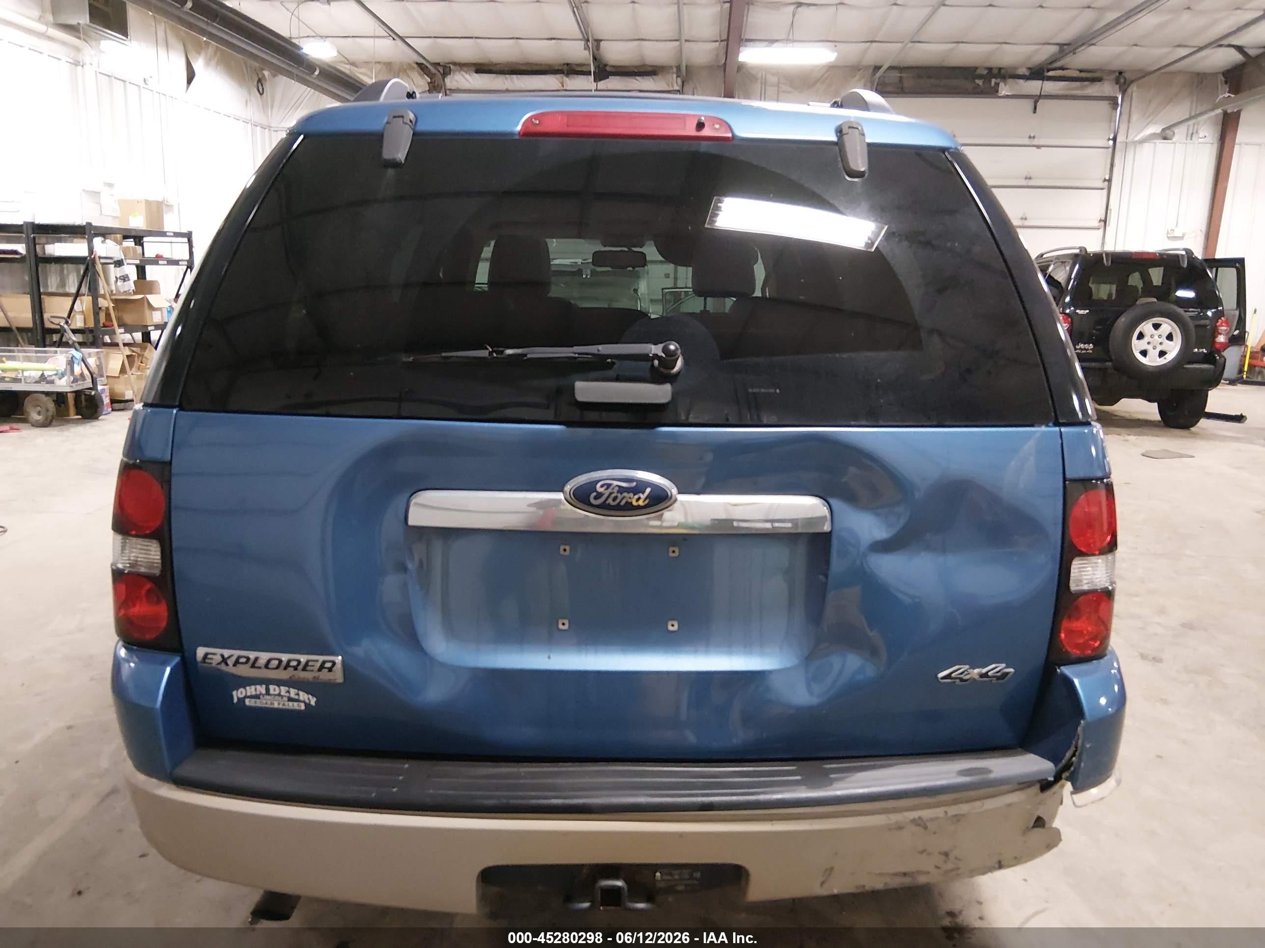 2009 Ford Explorer Eddie Bauer Blue vin: 1FMEU74E89UA14741