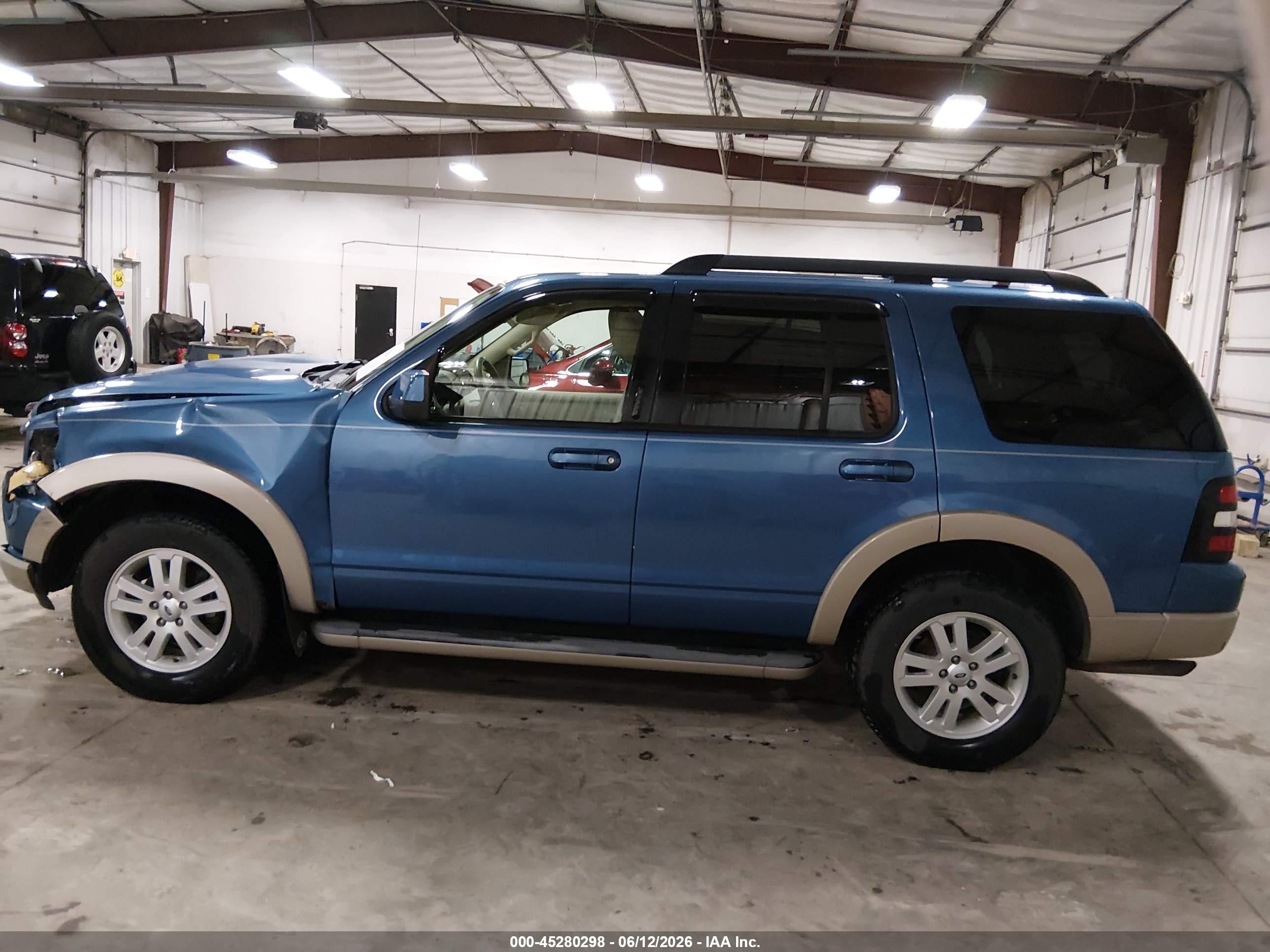 2009 Ford Explorer Eddie Bauer Blue vin: 1FMEU74E89UA14741